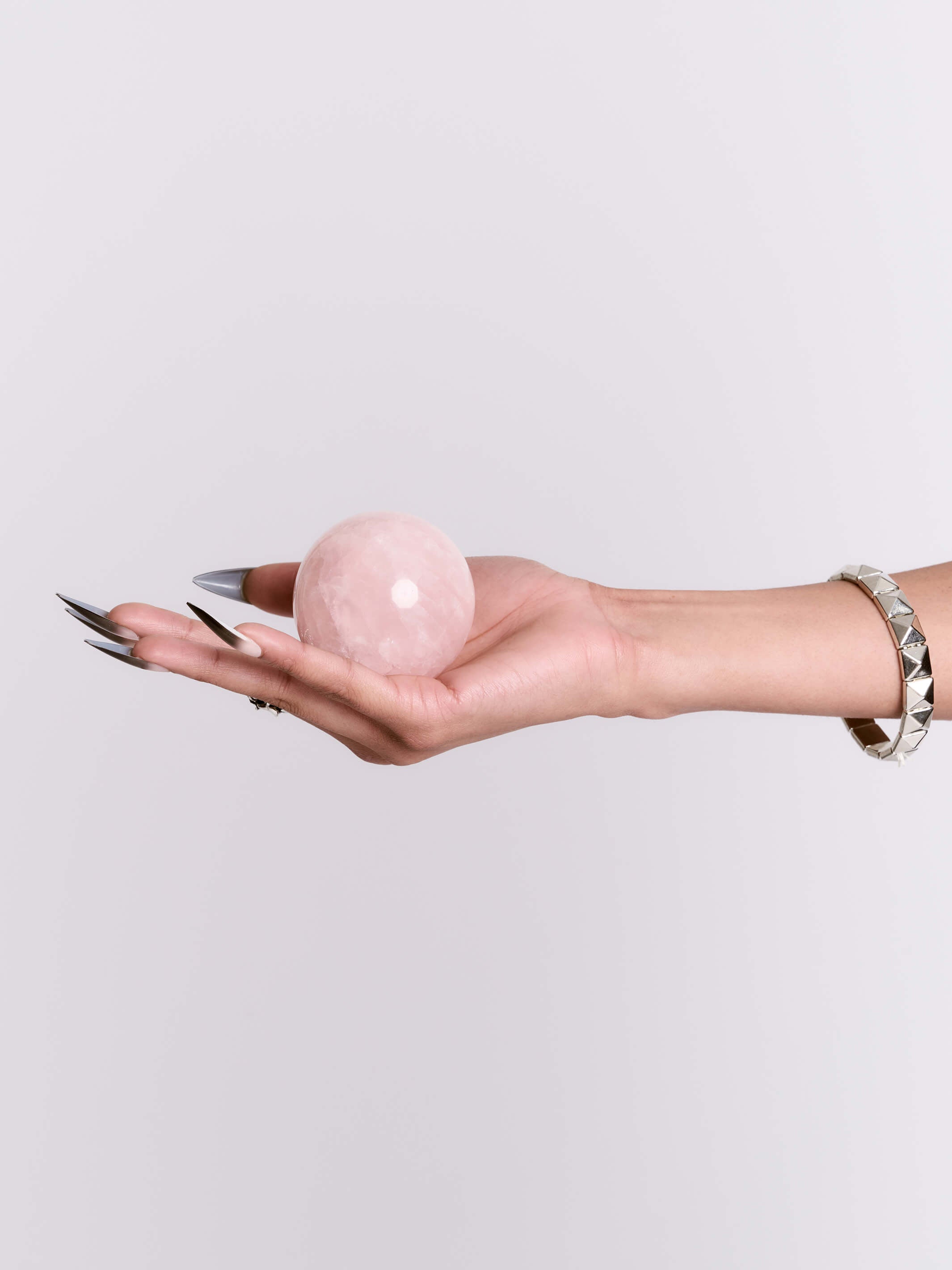 rose quartz sphere