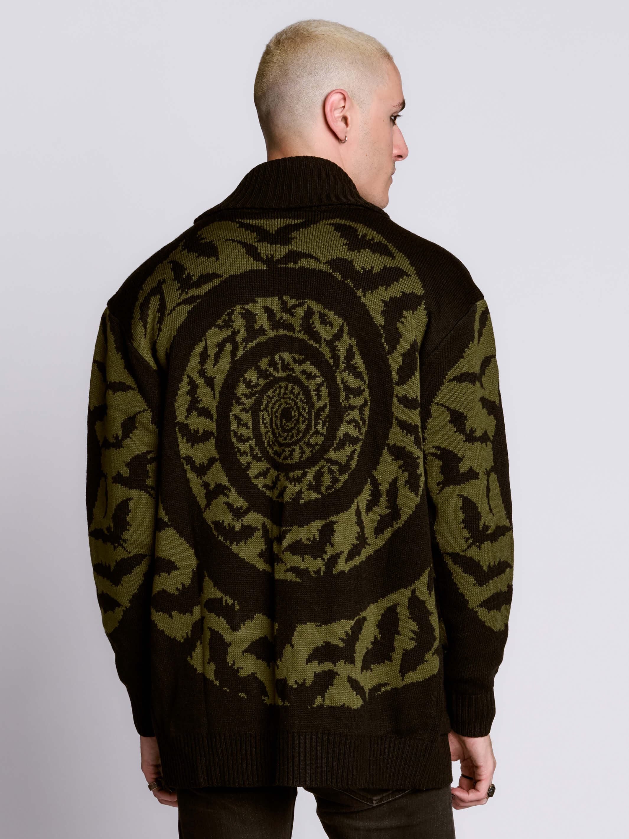 BAT SPIRAL CARDIGAN