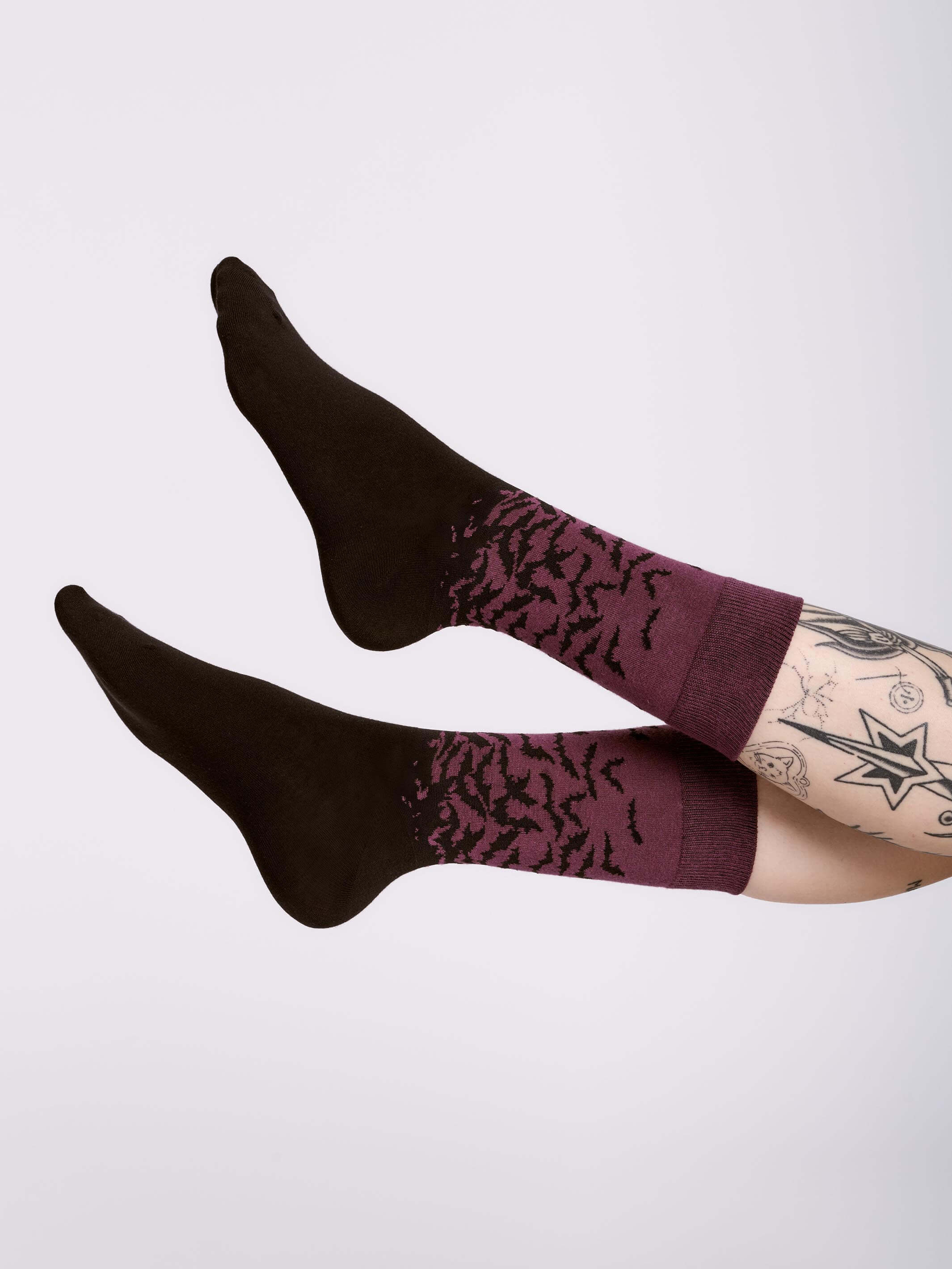 Bats in Flight Socks