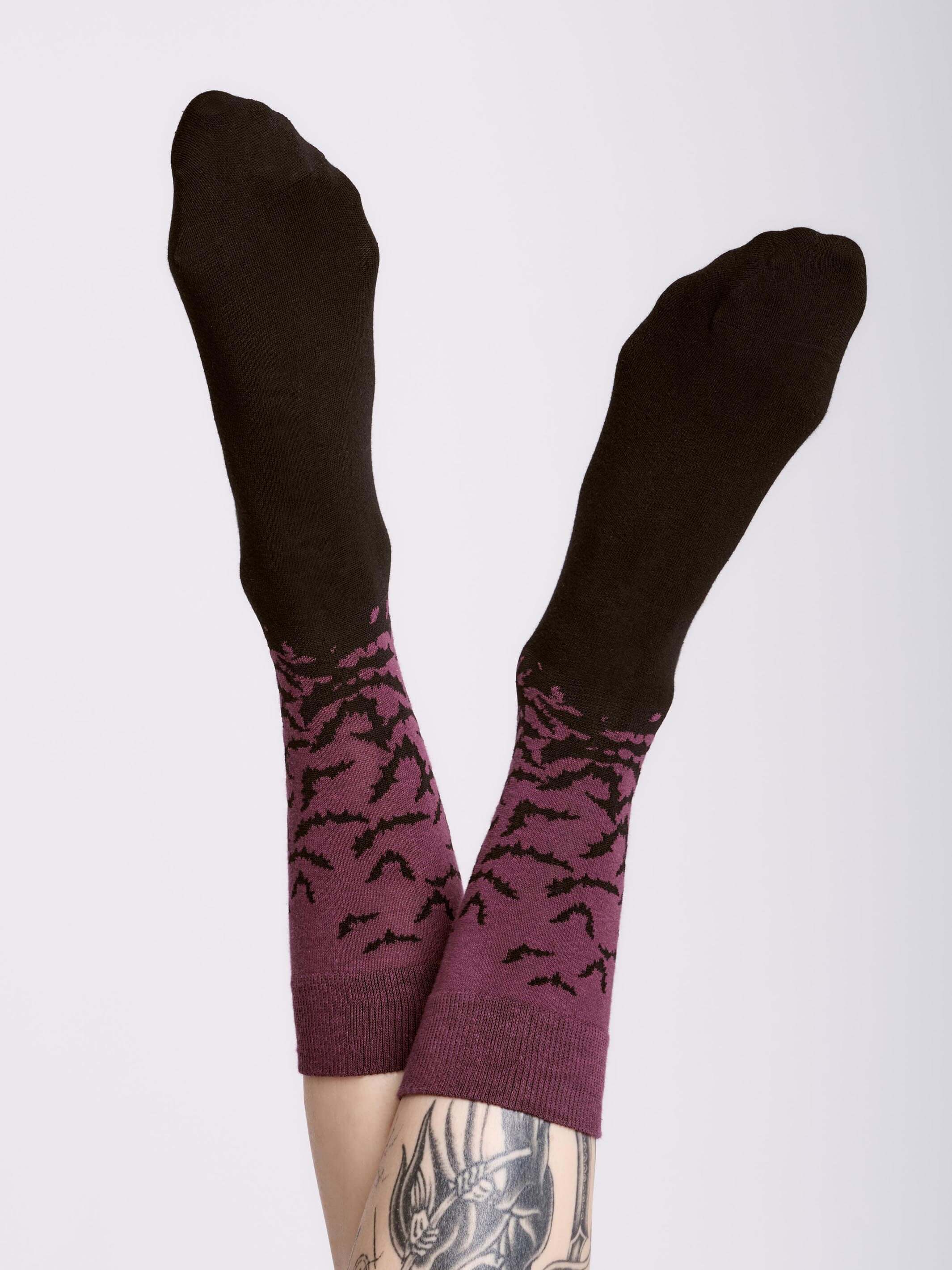 Bats in Flight Socks