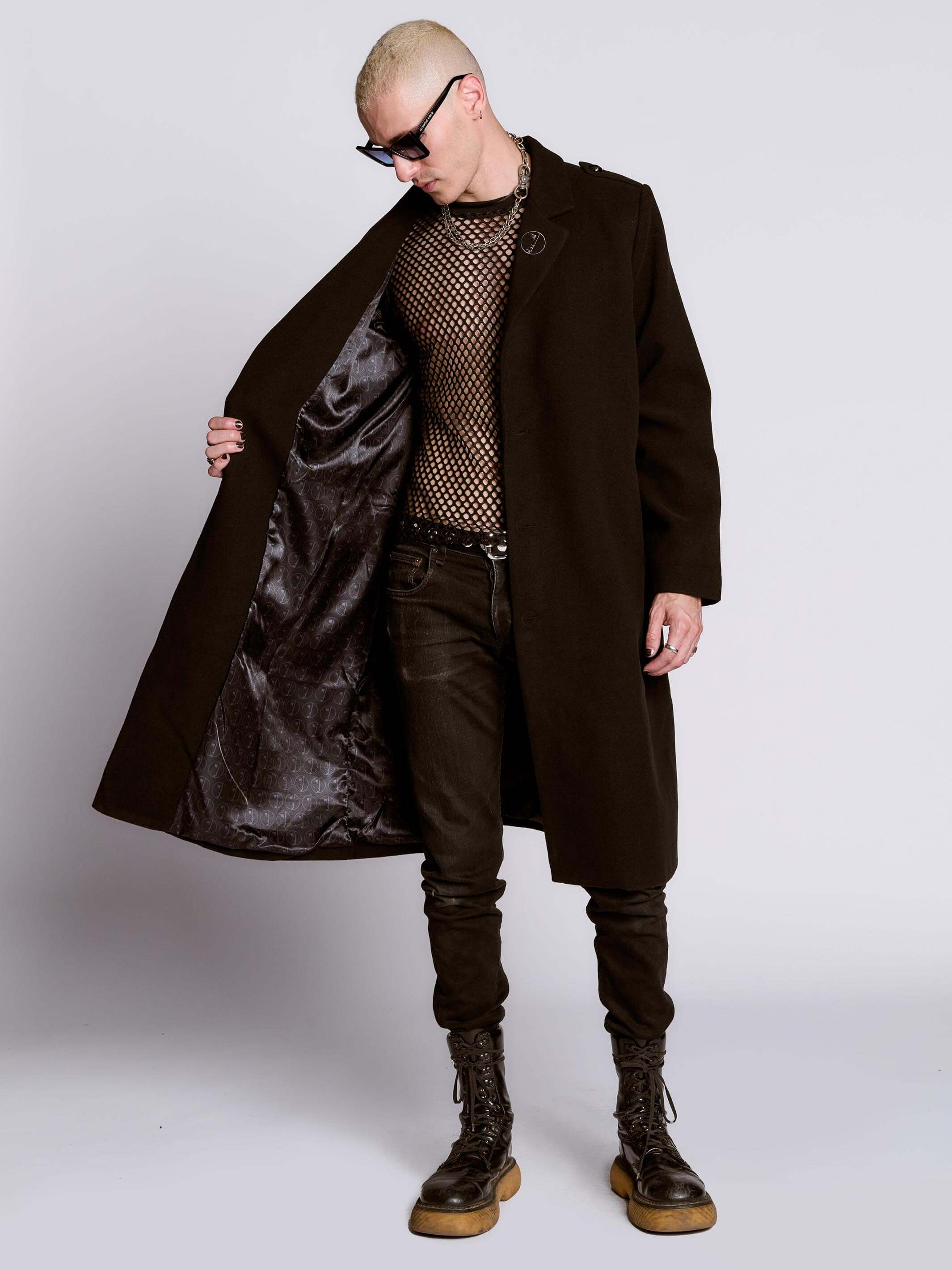 BAUHAUS MENS WOOL COAT