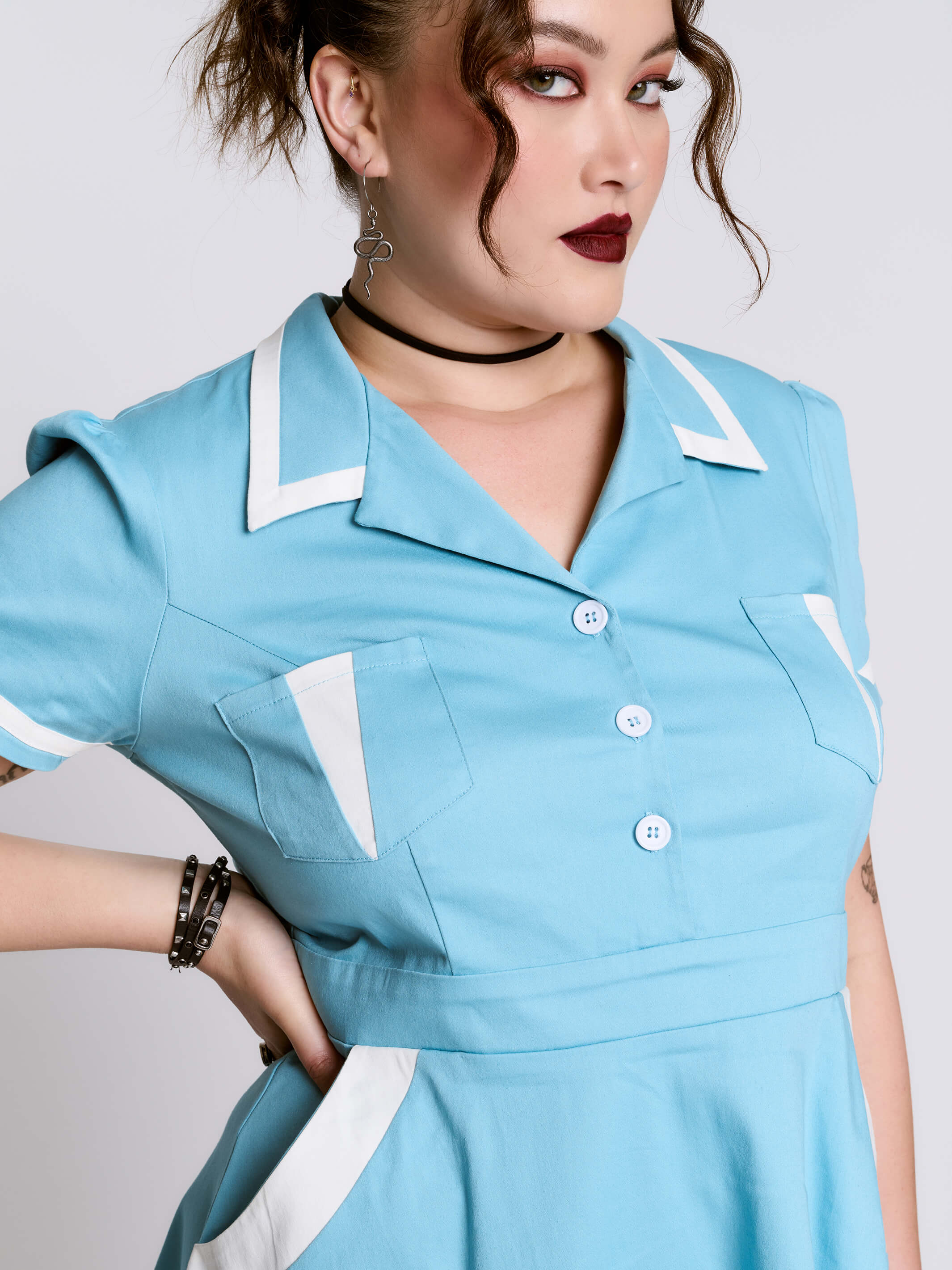 BLACK LODGE WAITRESS DRESS