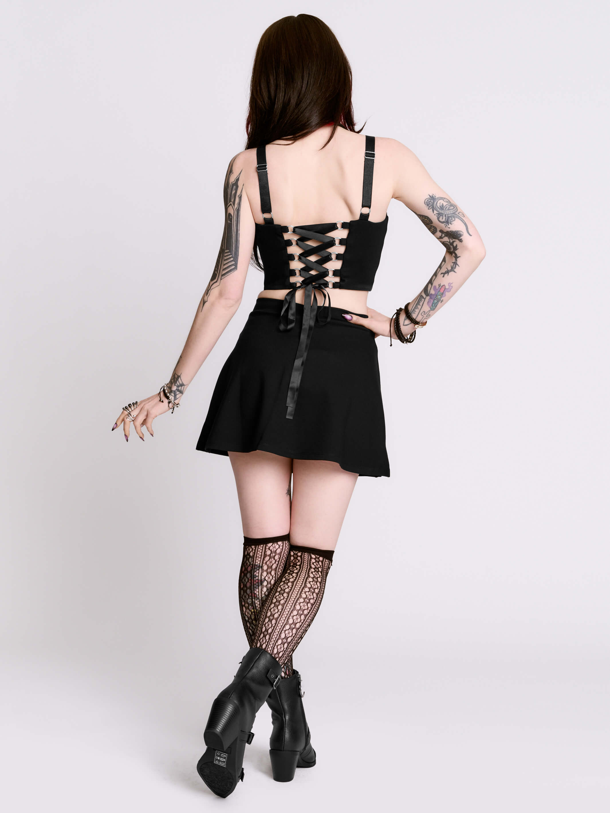 Black Mini Skort