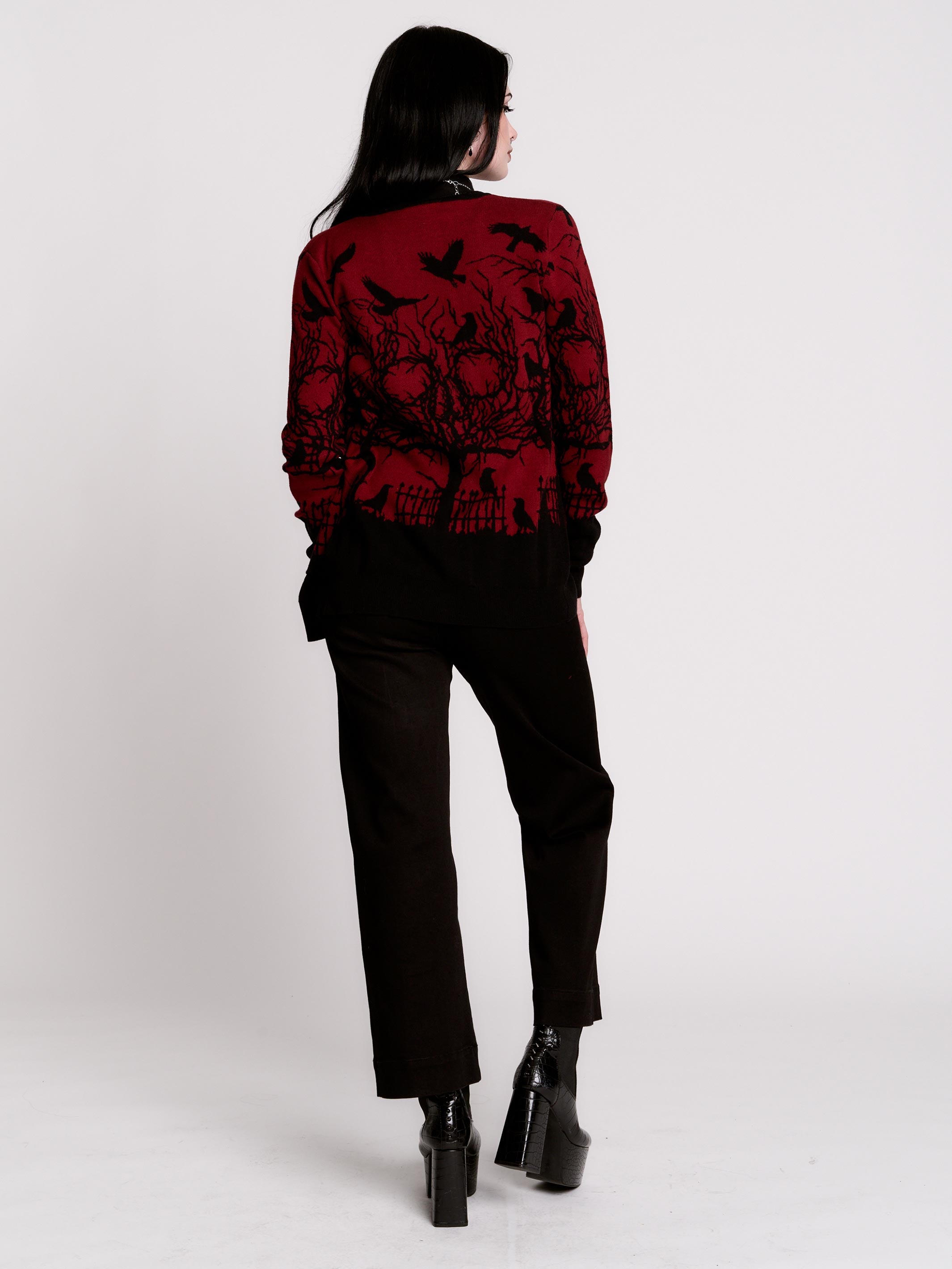 MURDER OF CROWS CARDIGAN