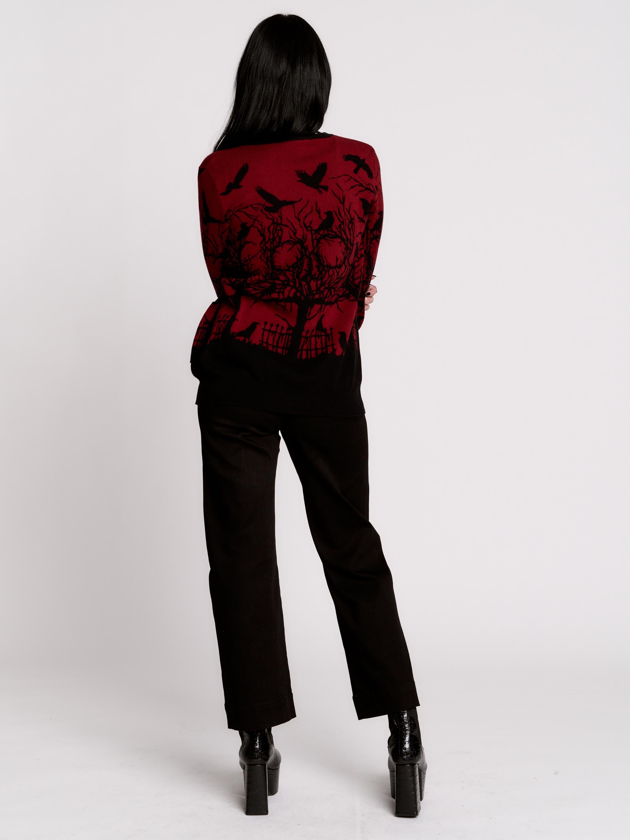 MURDER OF CROWS CARDIGAN