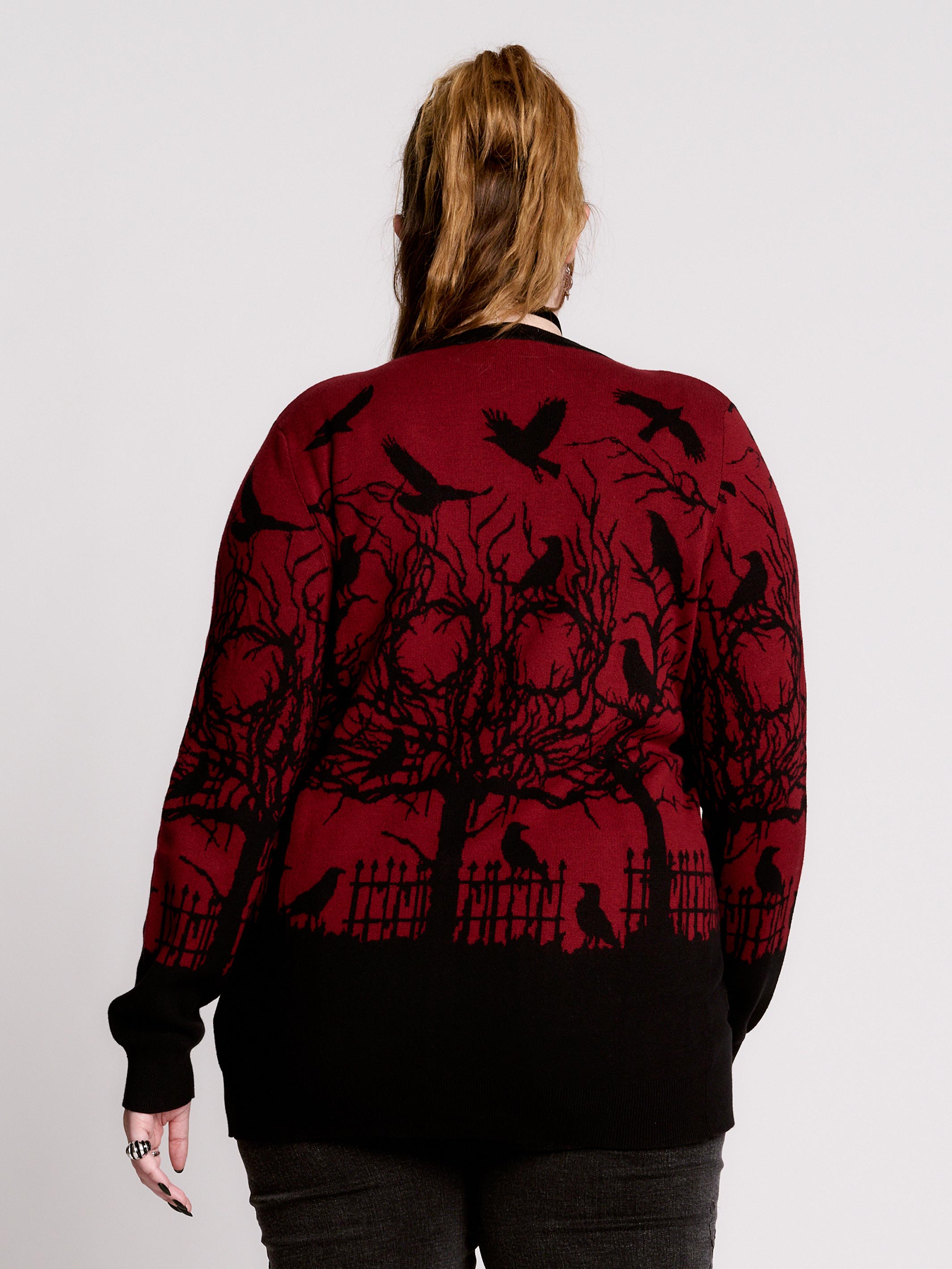 MURDER OF CROWS CARDIGAN