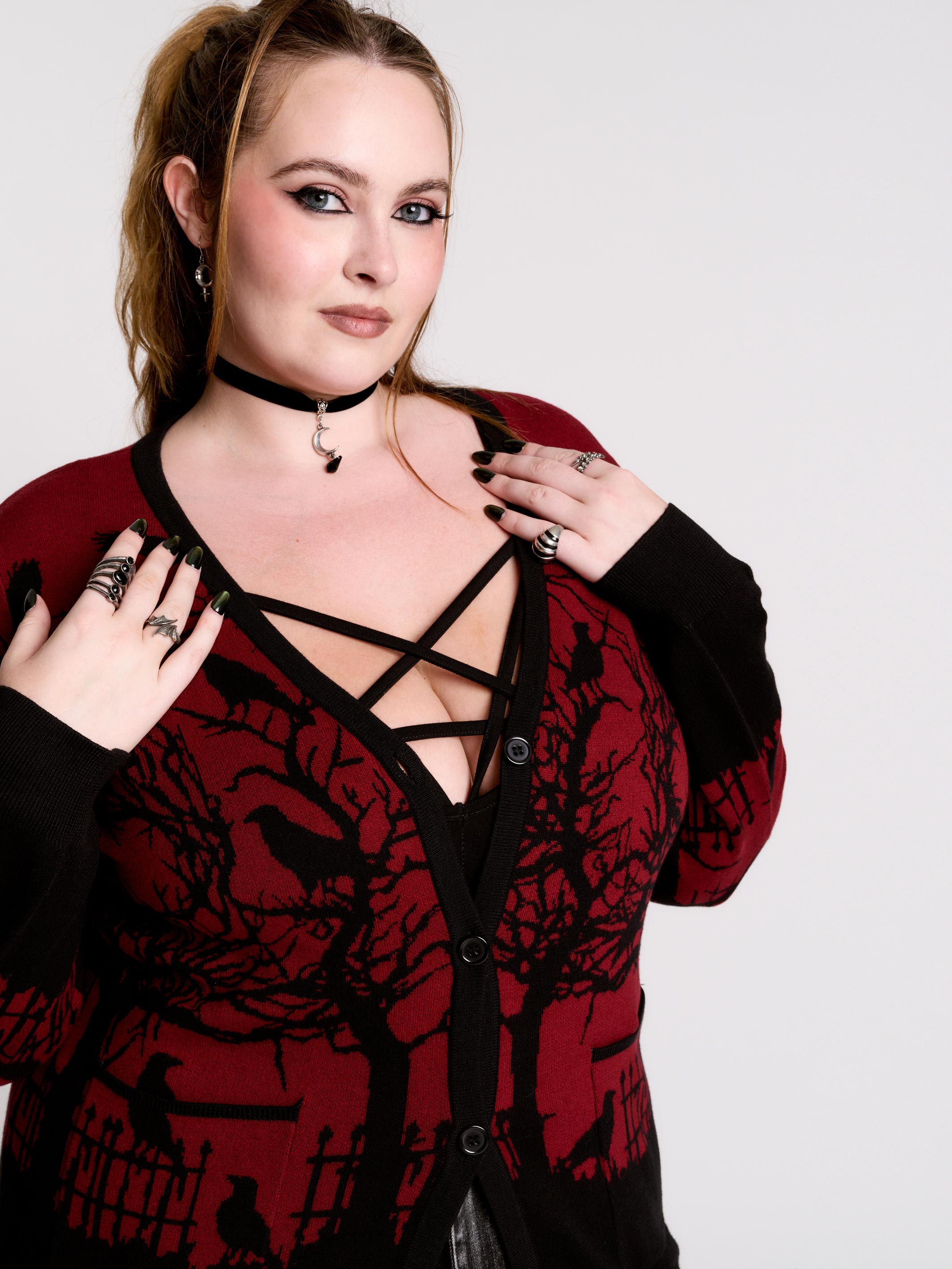 MURDER OF CROWS CARDIGAN