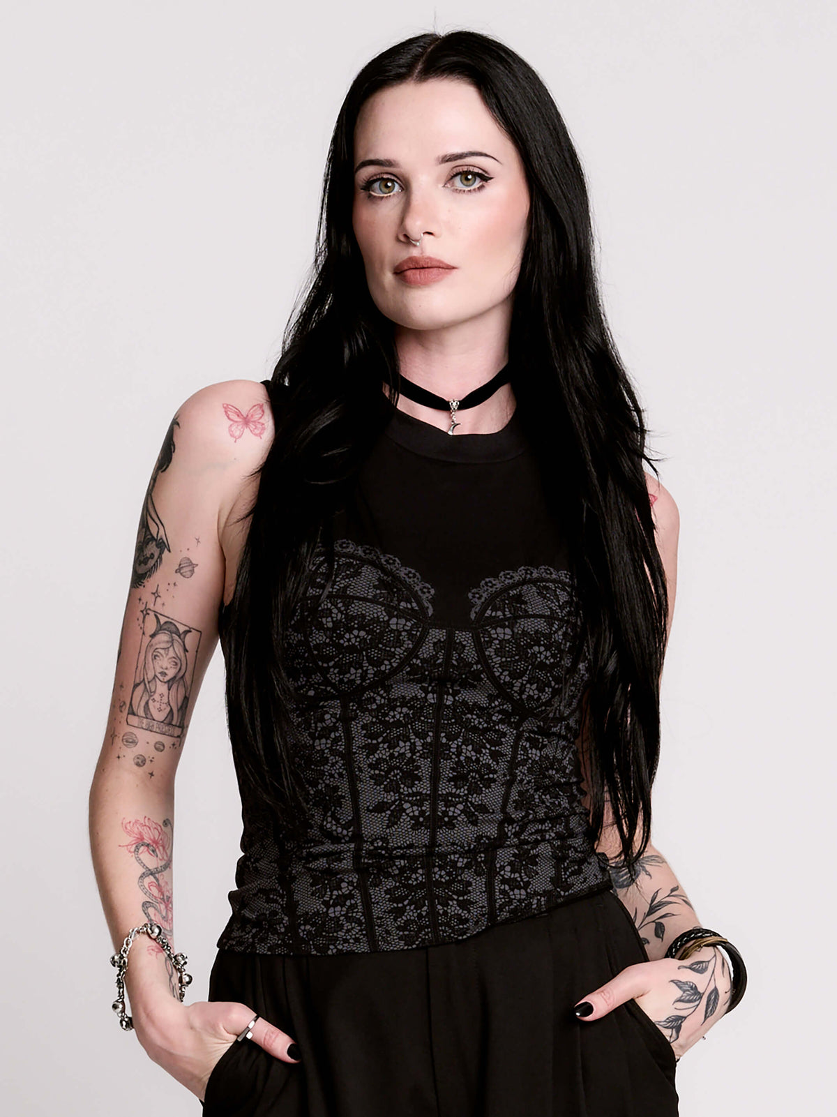Trompe L'oeil Corset Top