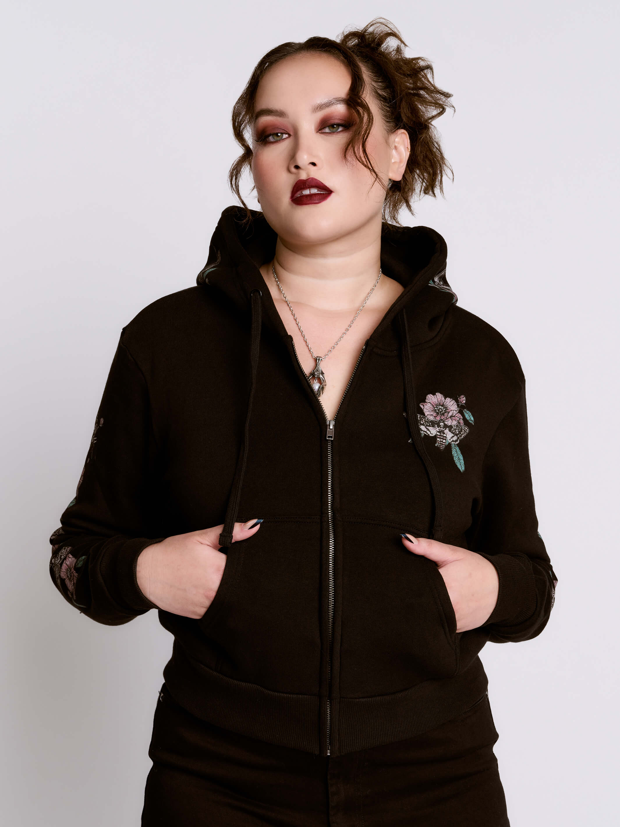 Cropped Pentacle Hoodie