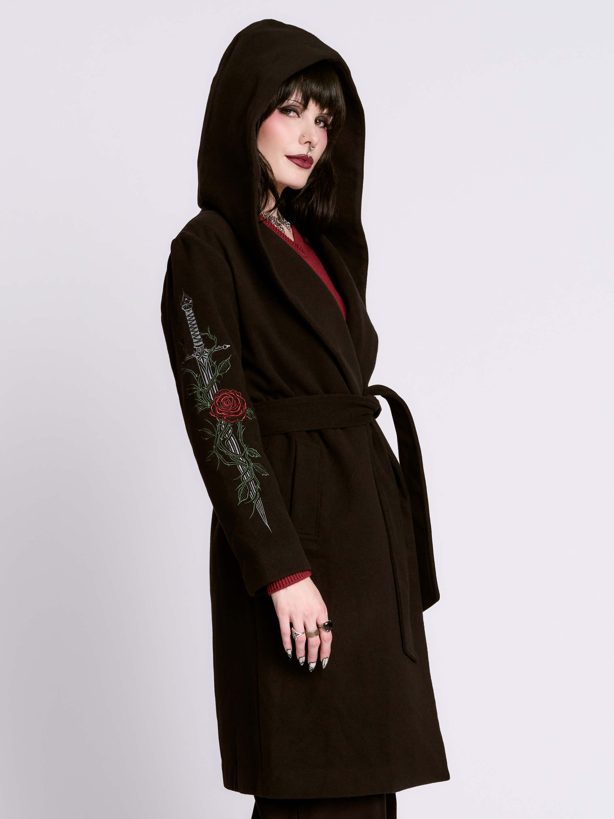 Dagger HOODED WOOL CLOAK
