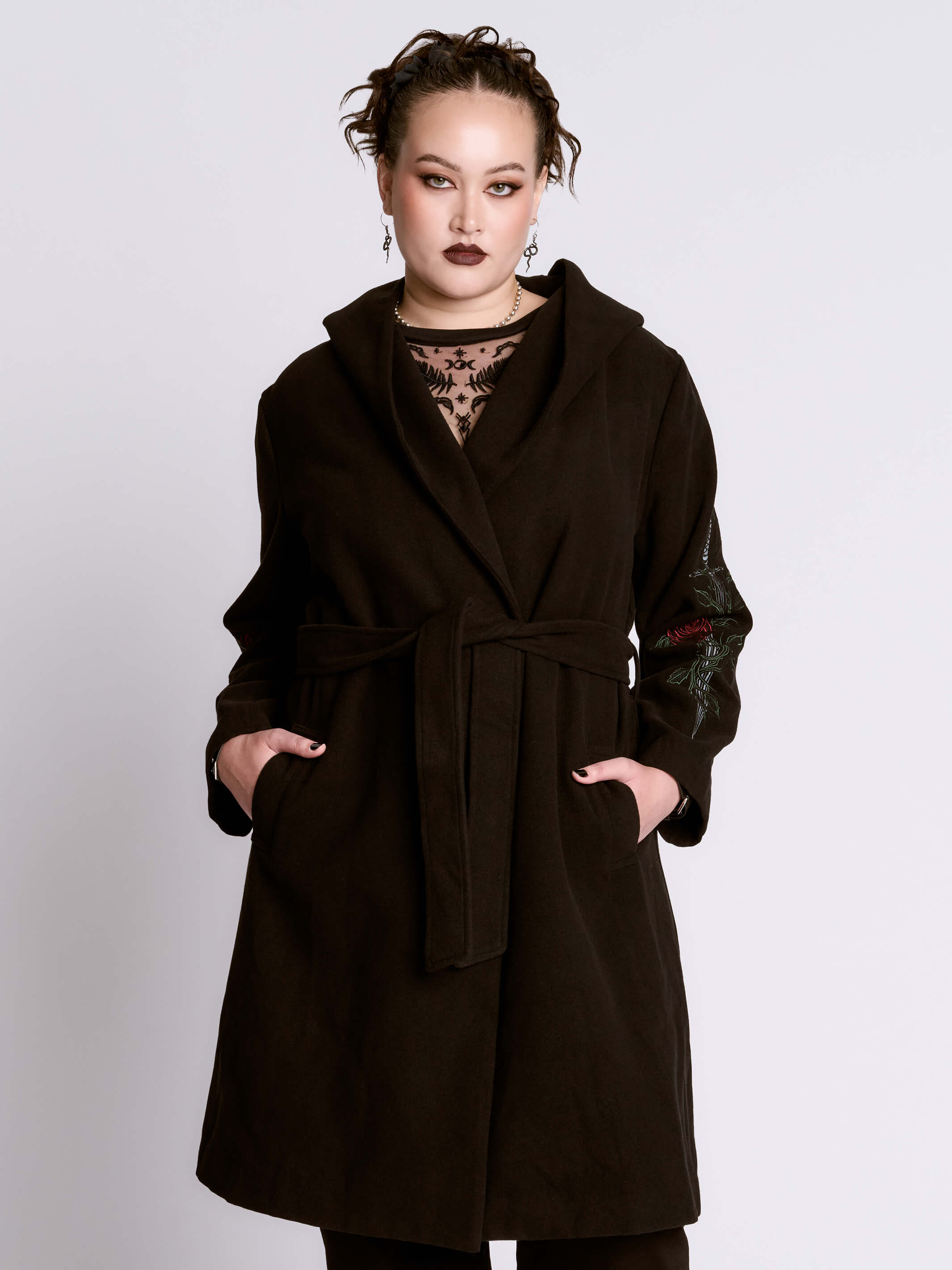 Dagger HOODED WOOL CLOAK