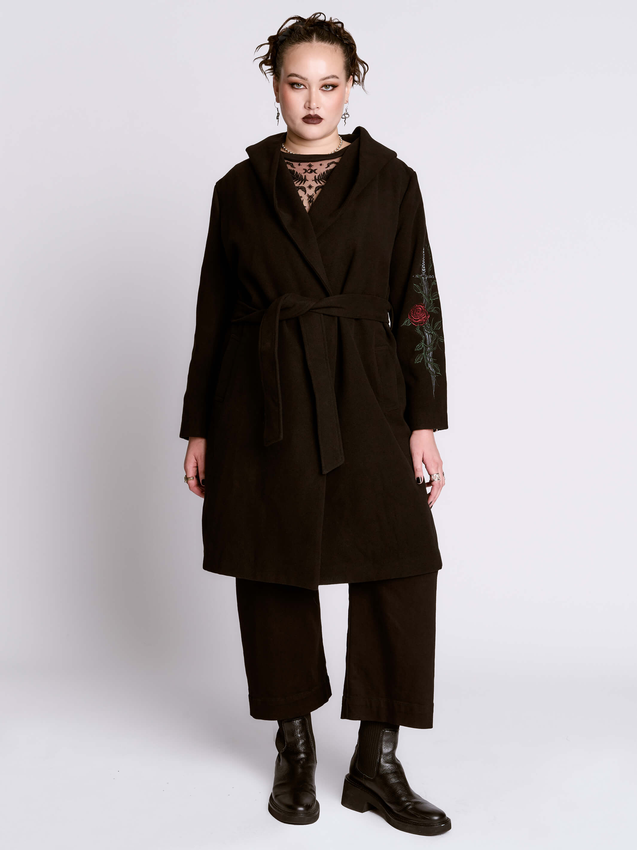 Dagger HOODED WOOL CLOAK