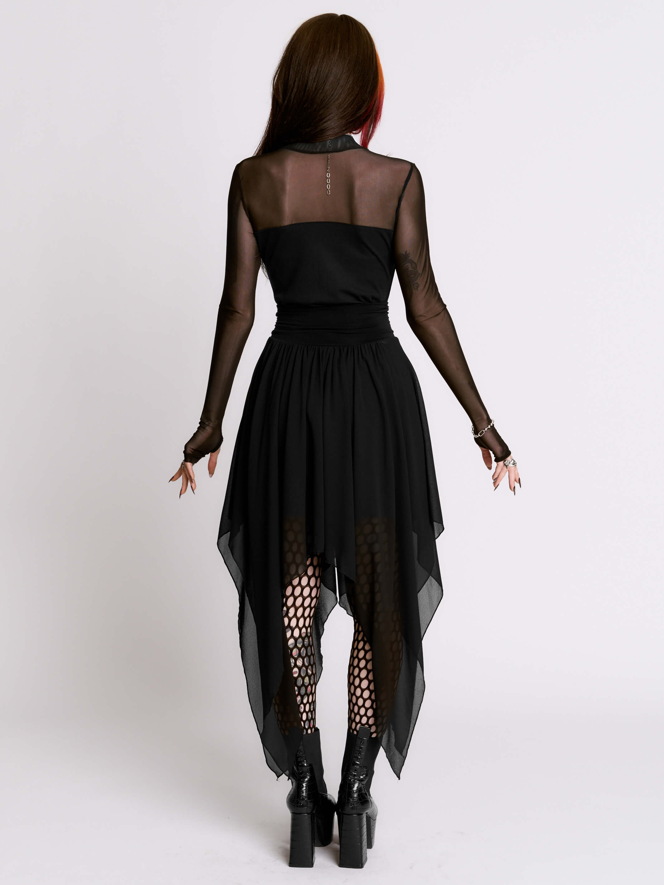 DARK BALLERINA CHIFFON SKIRT