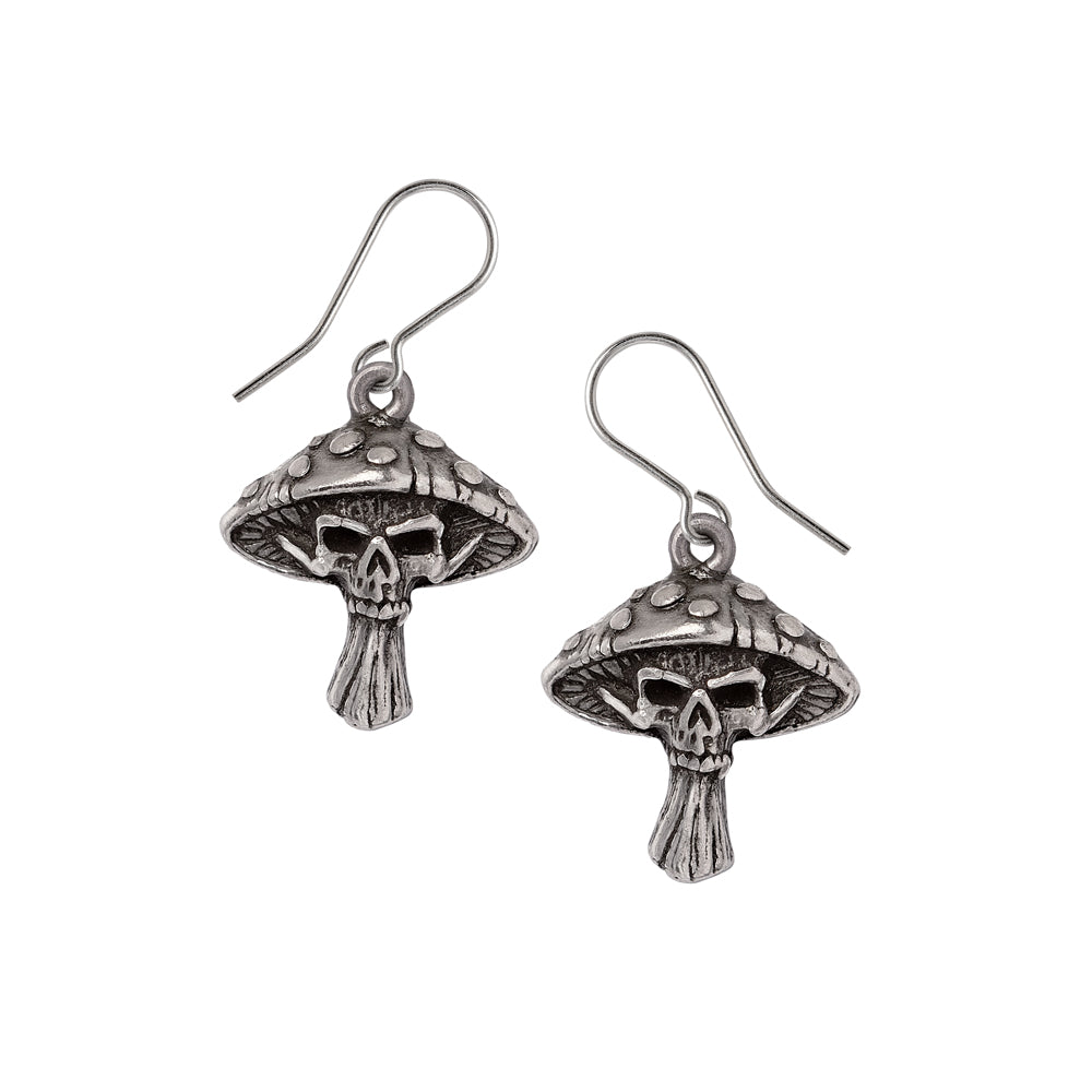 DEATH CAP MUSHROOM EARRINGS