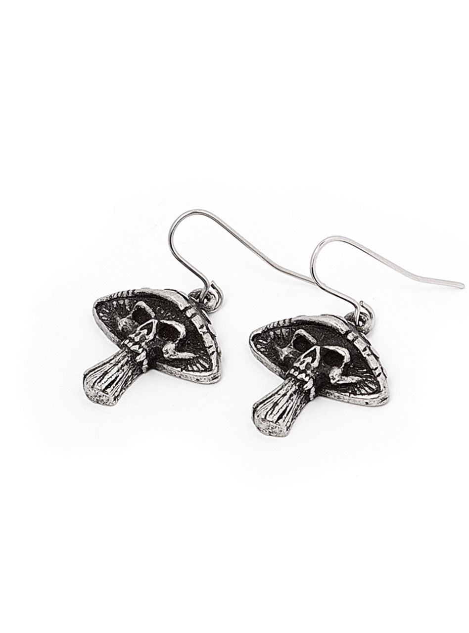 mushroom earrings