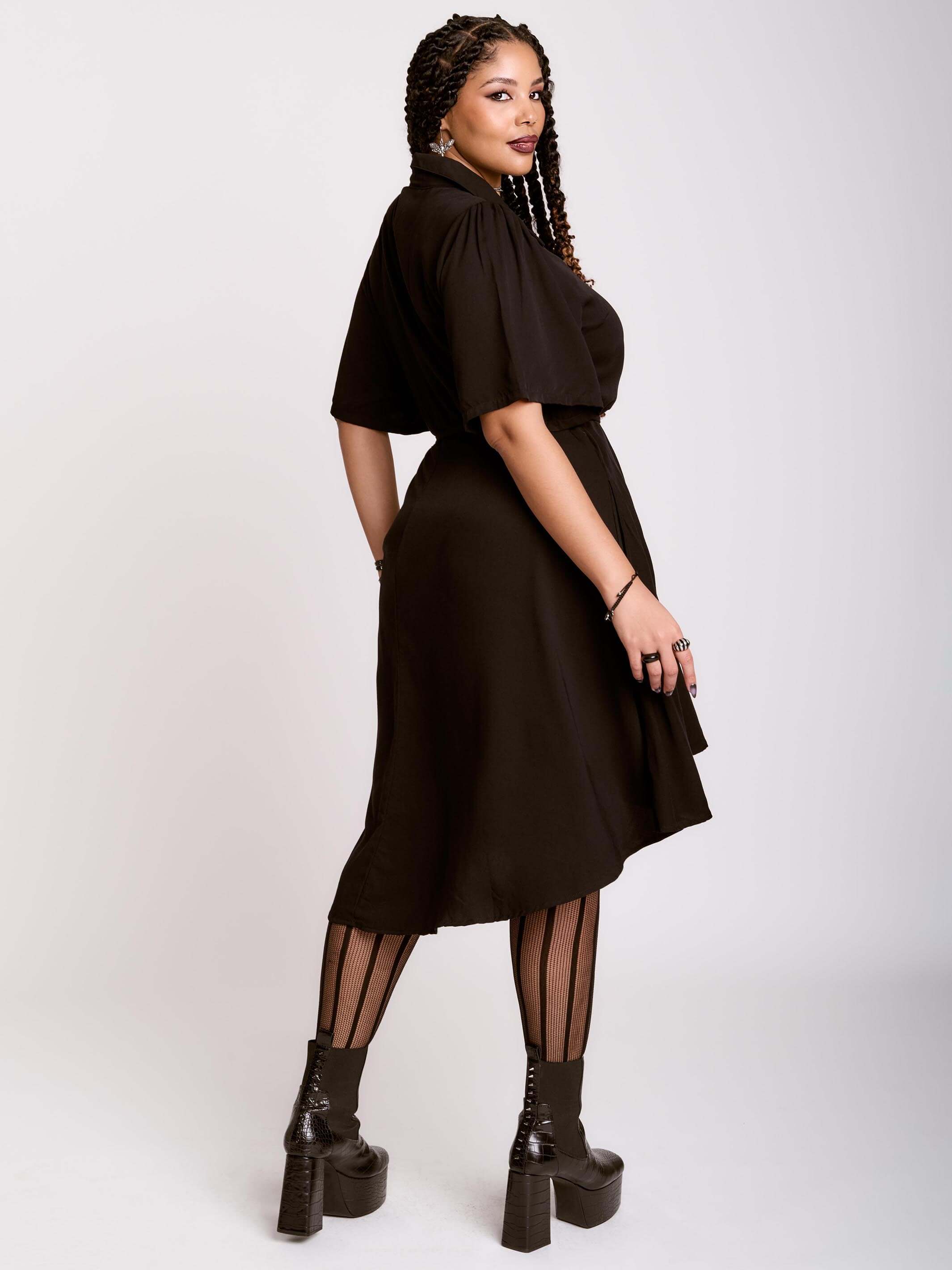 Embroidered Relics Short Sleeve Dress