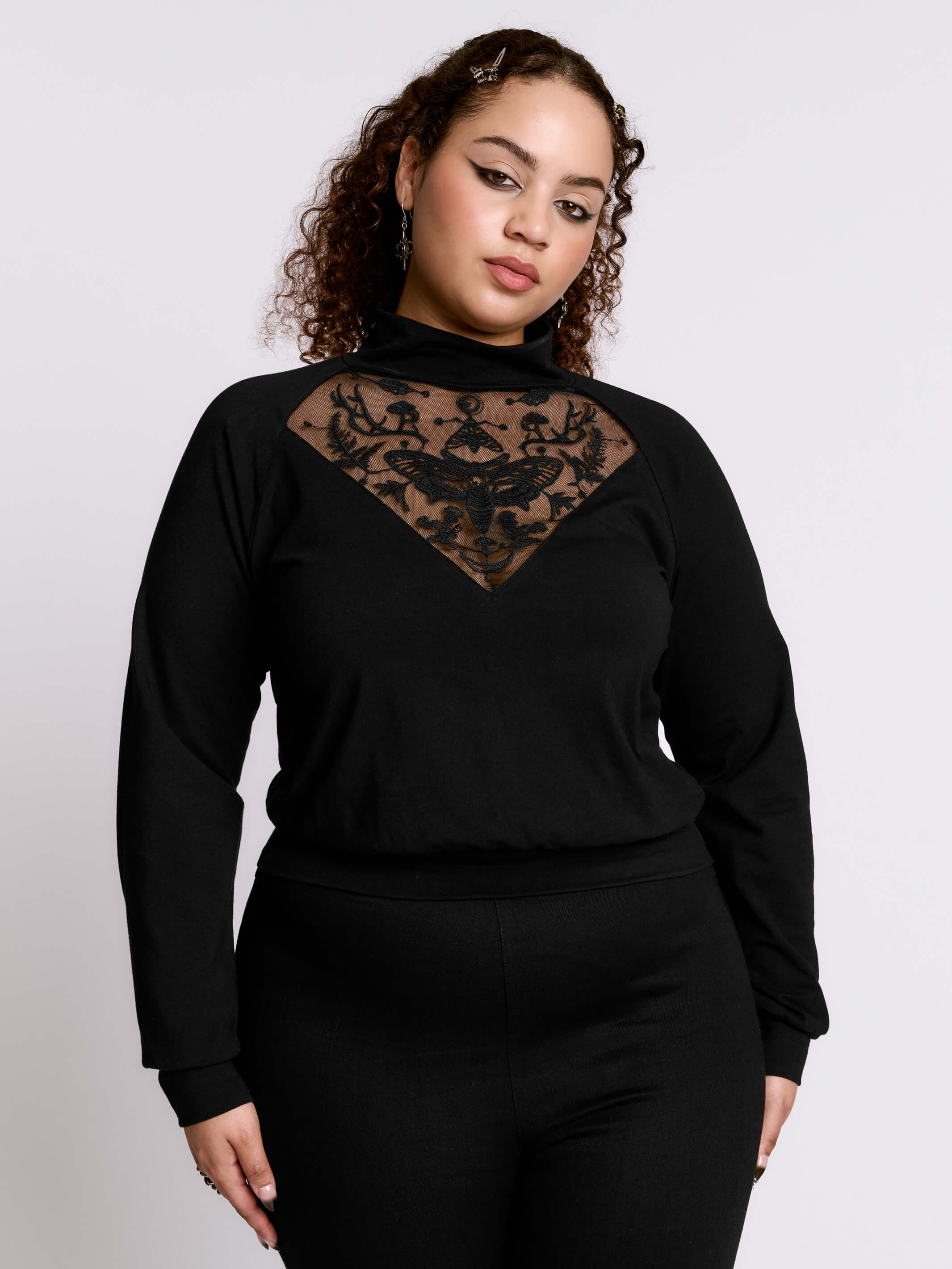 Forest Witch Embroidered Top