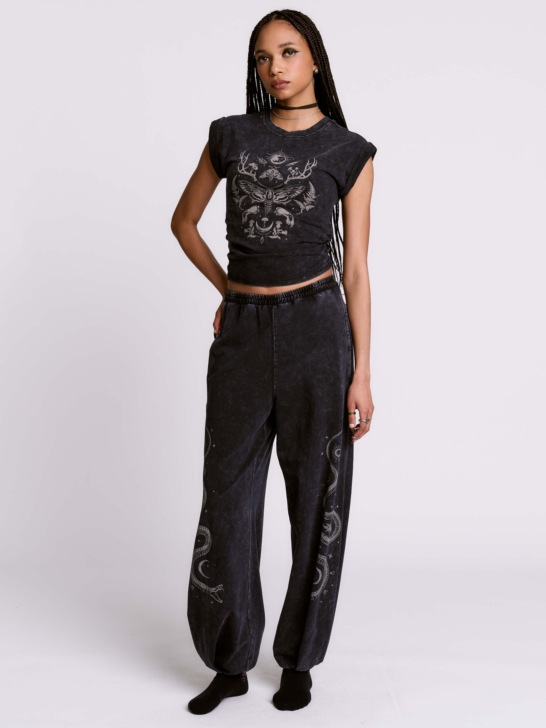 FOREST WITCH MINERAL WASH lounge PANTS
