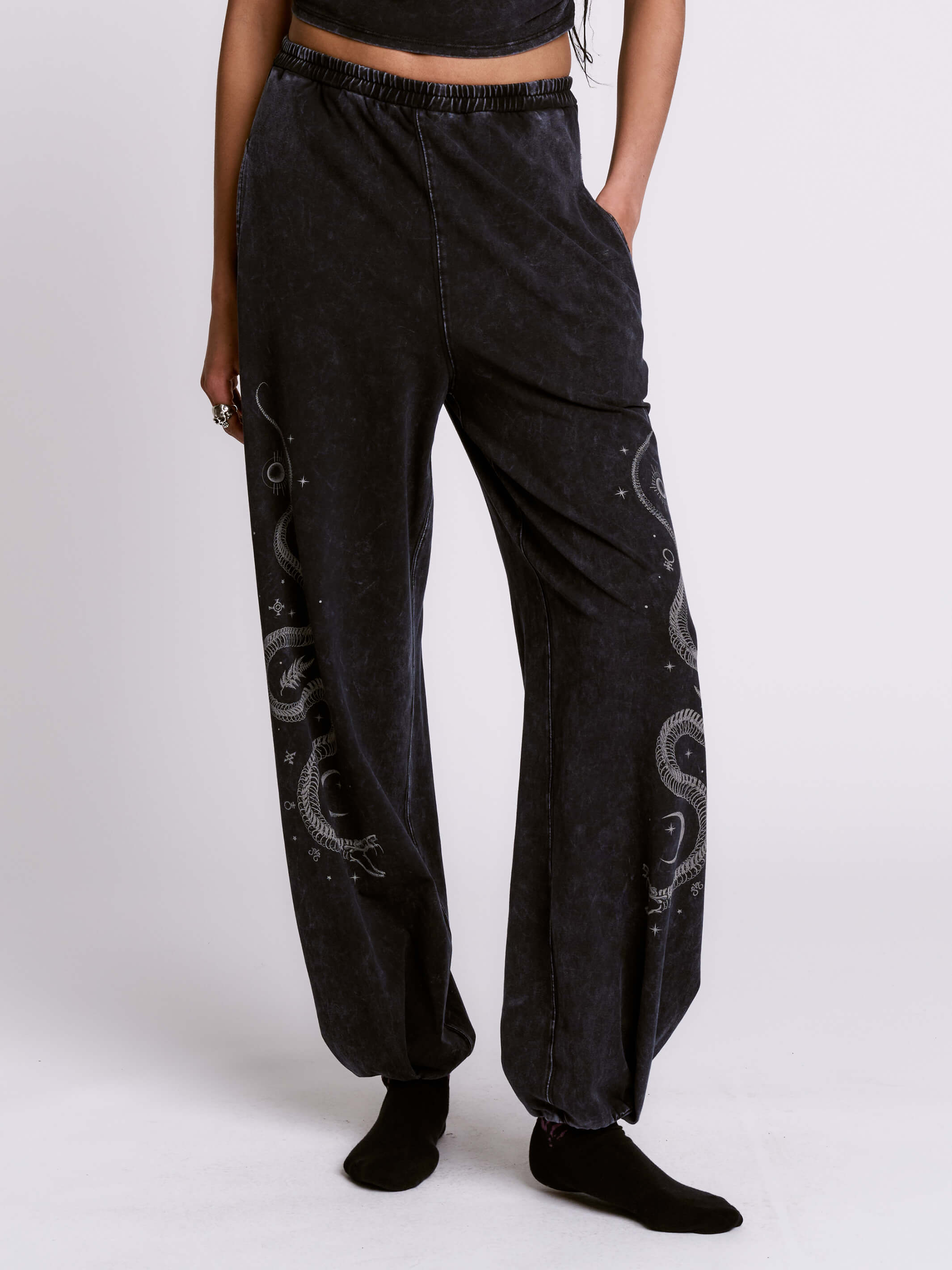 FOREST WITCH MINERAL WASH lounge PANTS
