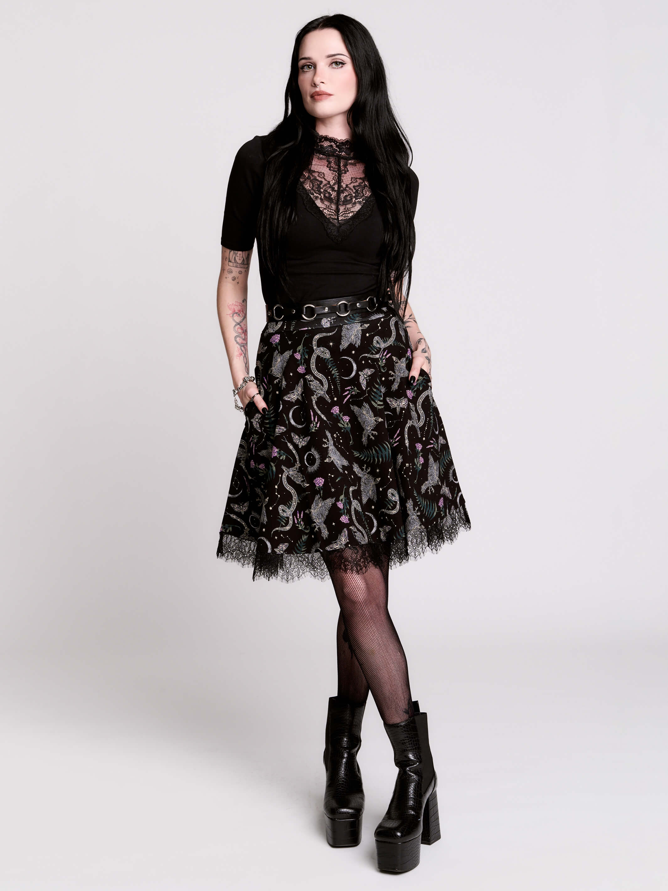 Victorian Lace Yoke Top