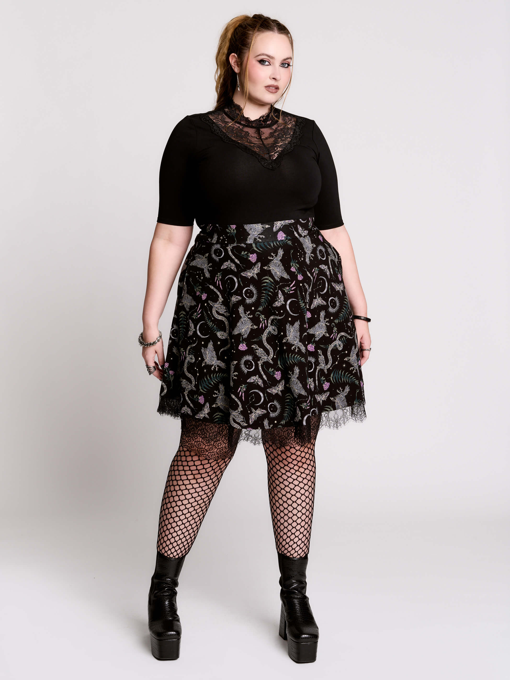 Victorian Lace Yoke Top