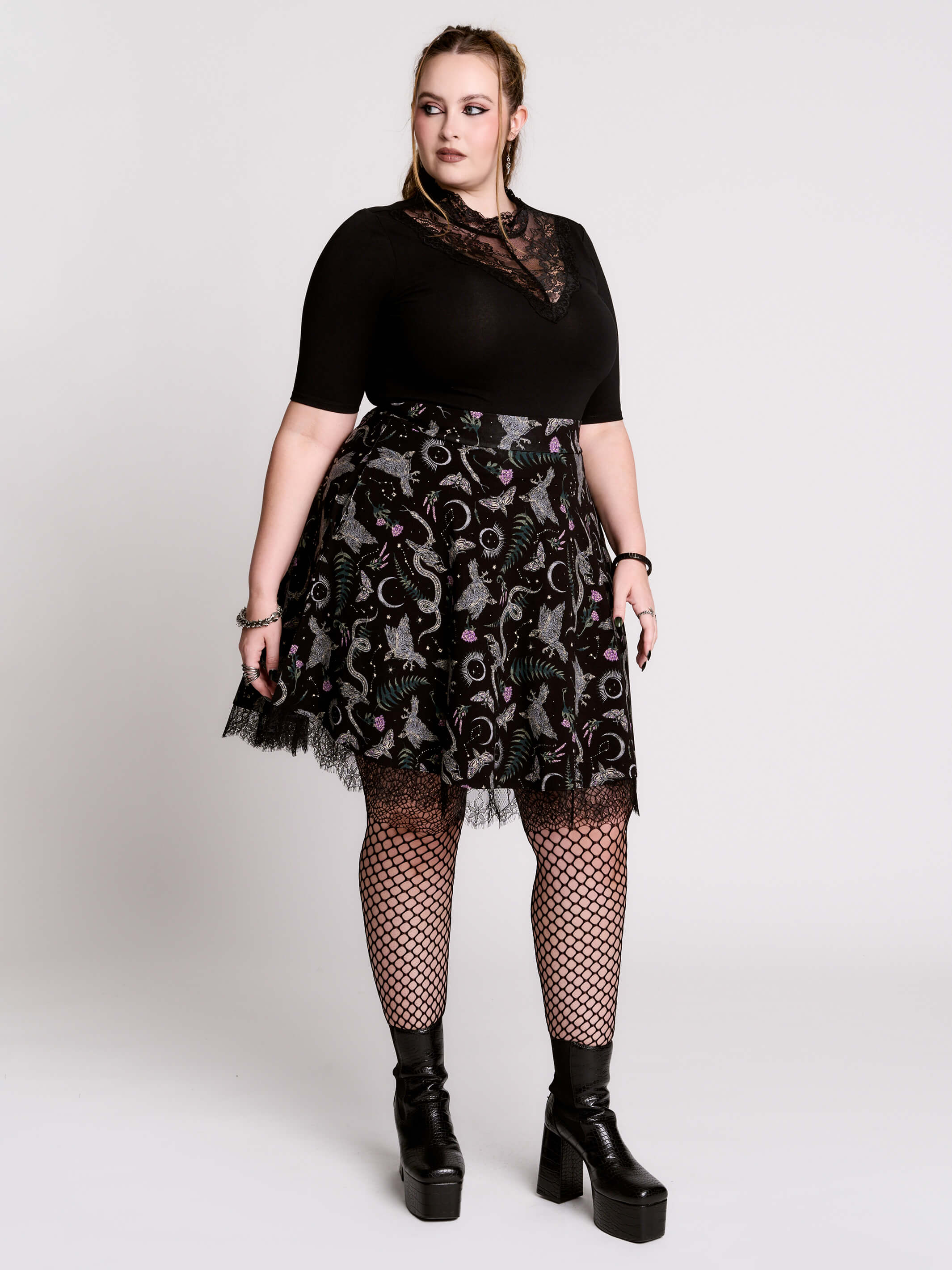 Victorian Lace Yoke Top