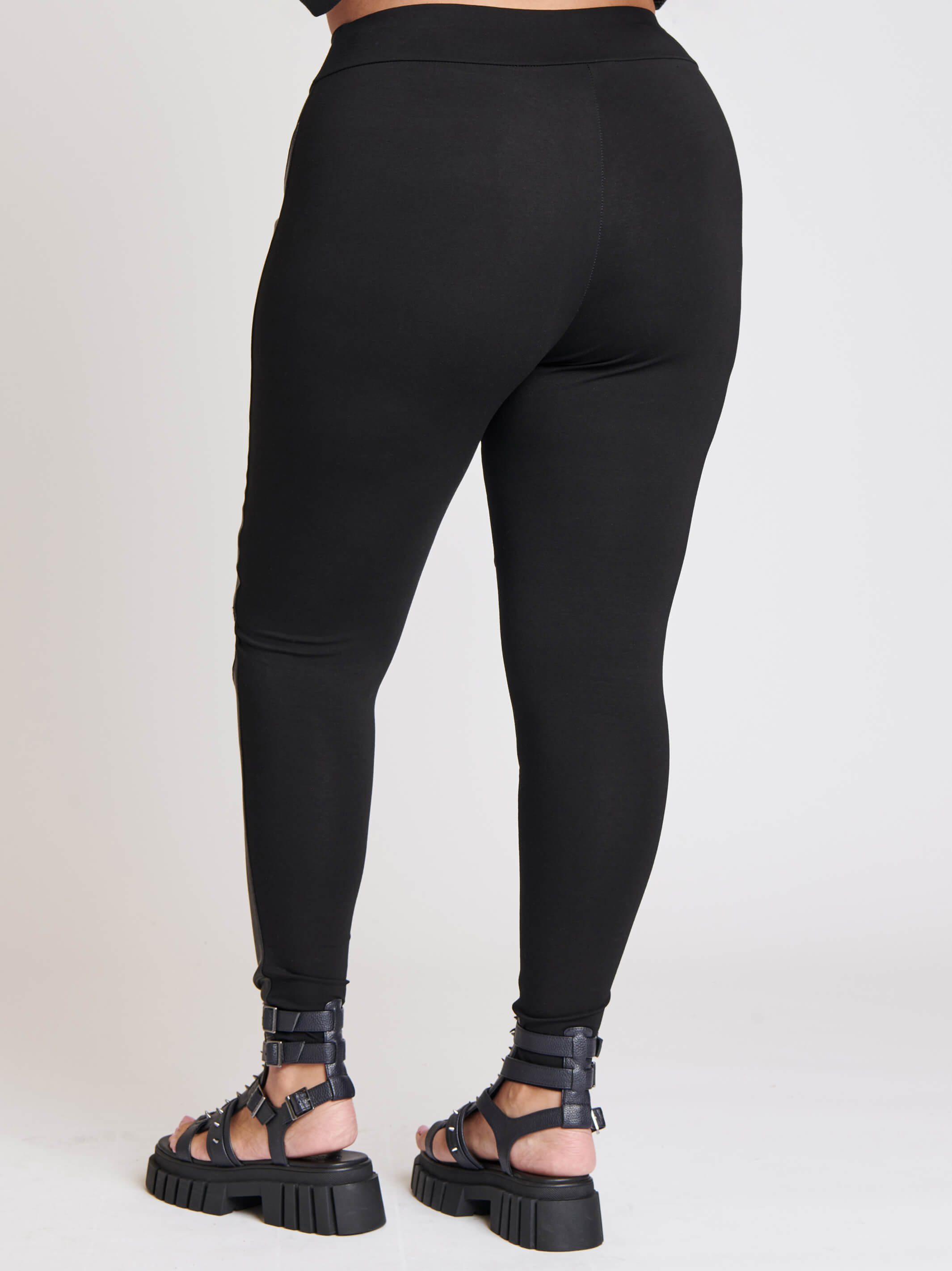 Pleather Moto Legging