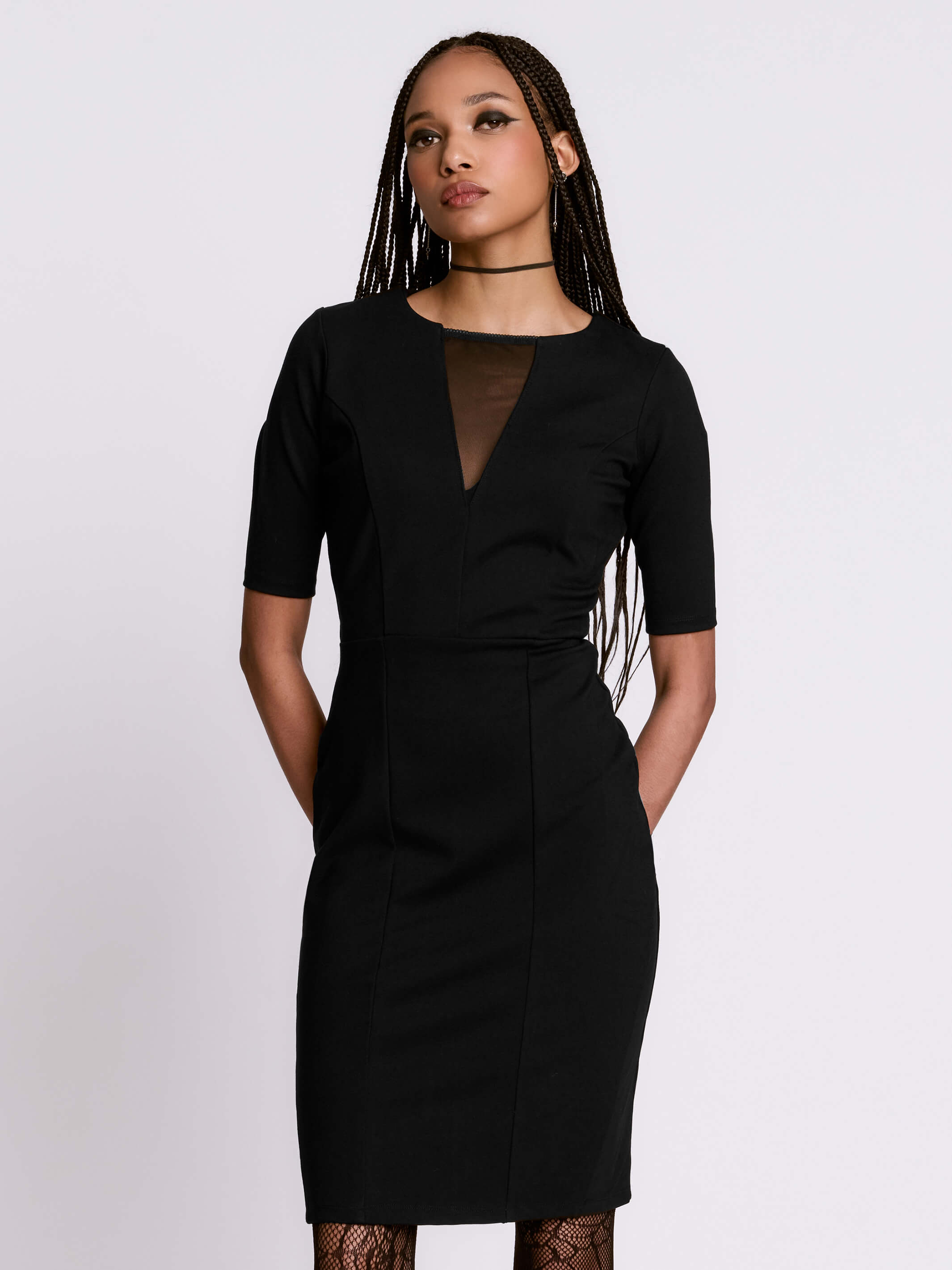 Ponte Wiggle Dress