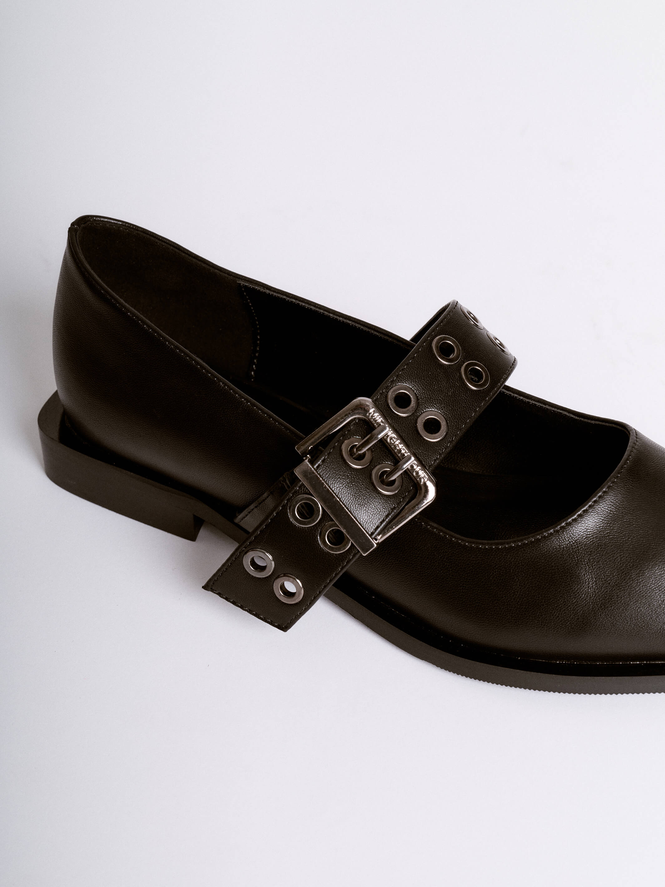 buckle ballet flats