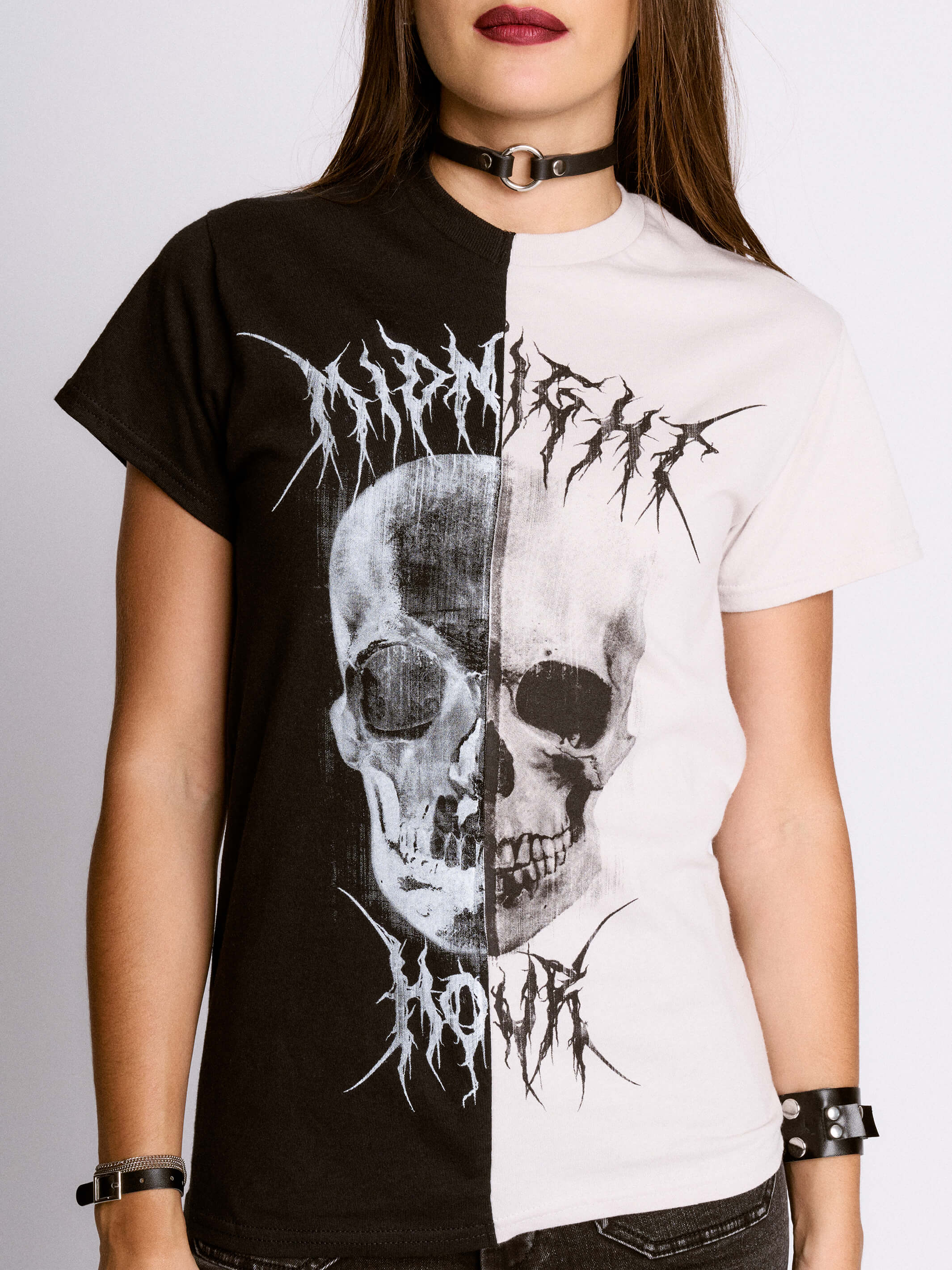 SPLIT SKULL T-SHIRT