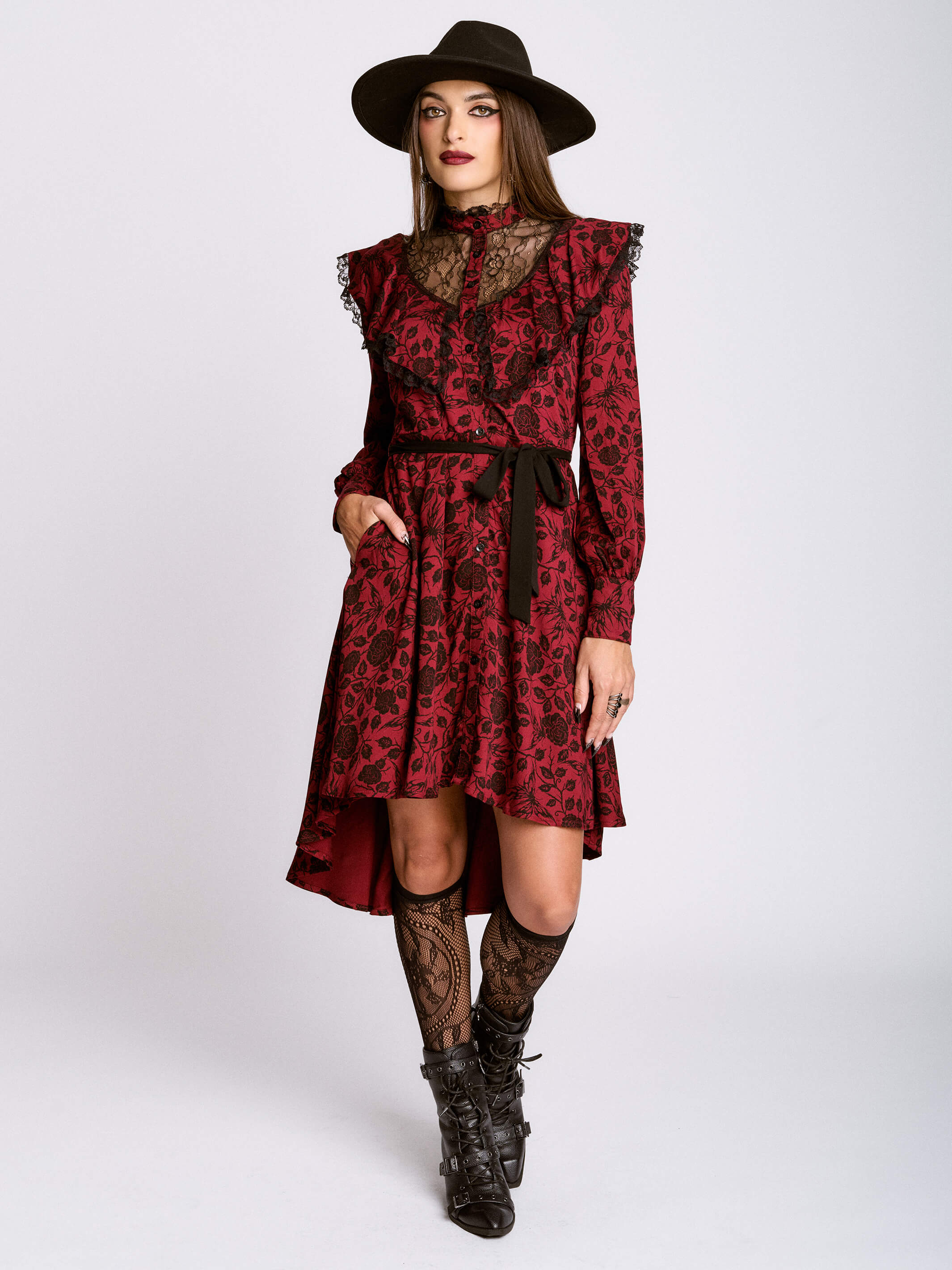 SIGIL ROSE VICTORIAN DRESS