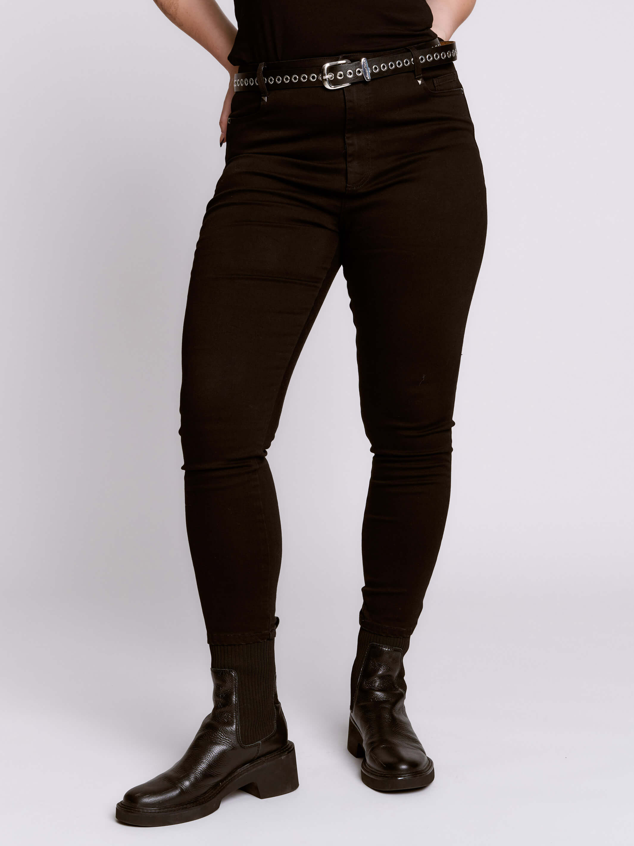 Studded Skinny Jeans