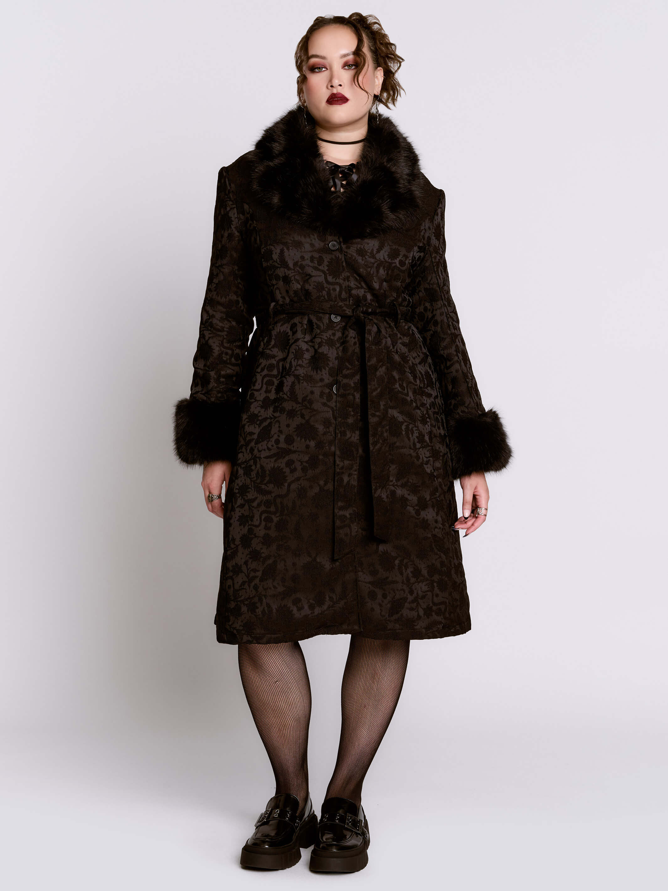 Svetlana Brocade Coat