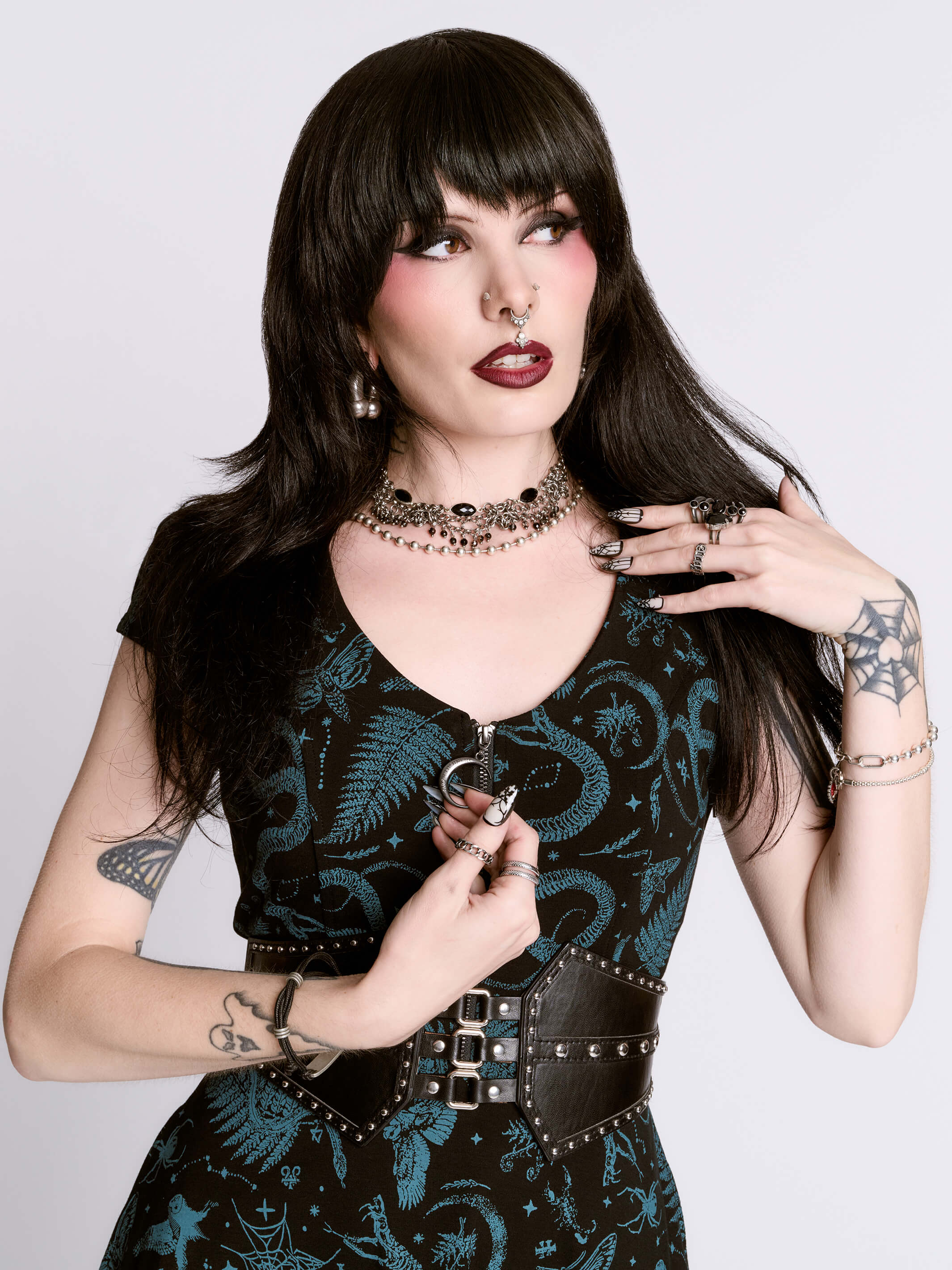 SWAMP LIFE PONTE DRESS