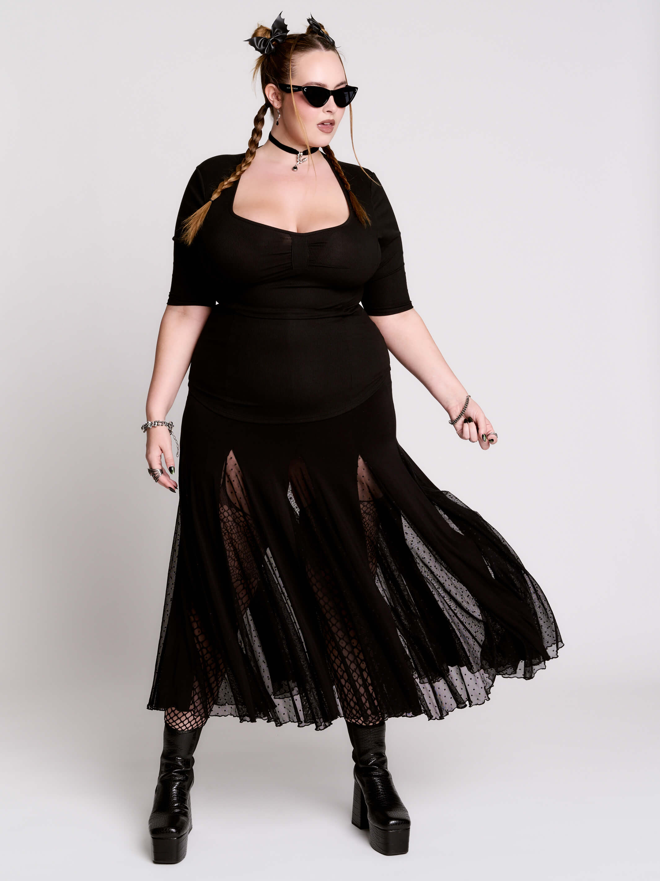 Rib Sweetheart Top