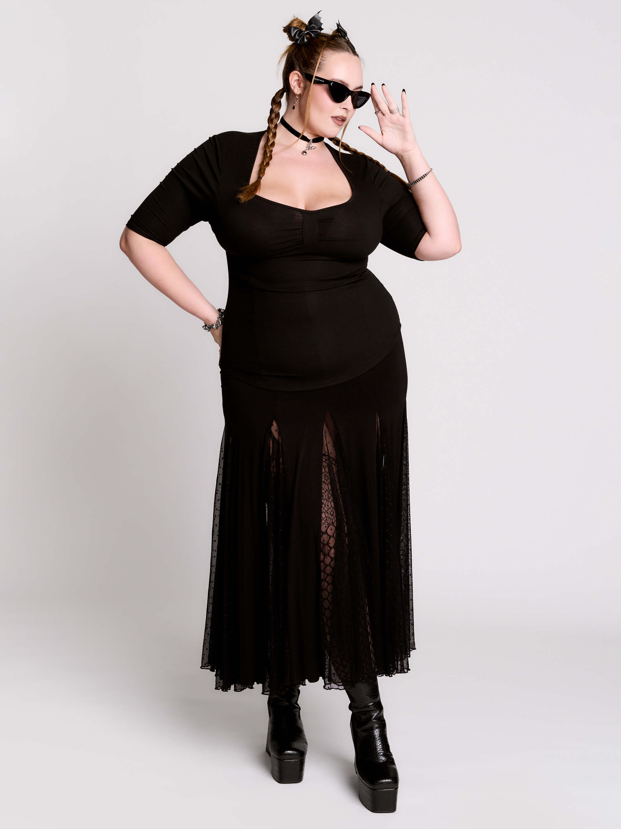 Rib Sweetheart Top