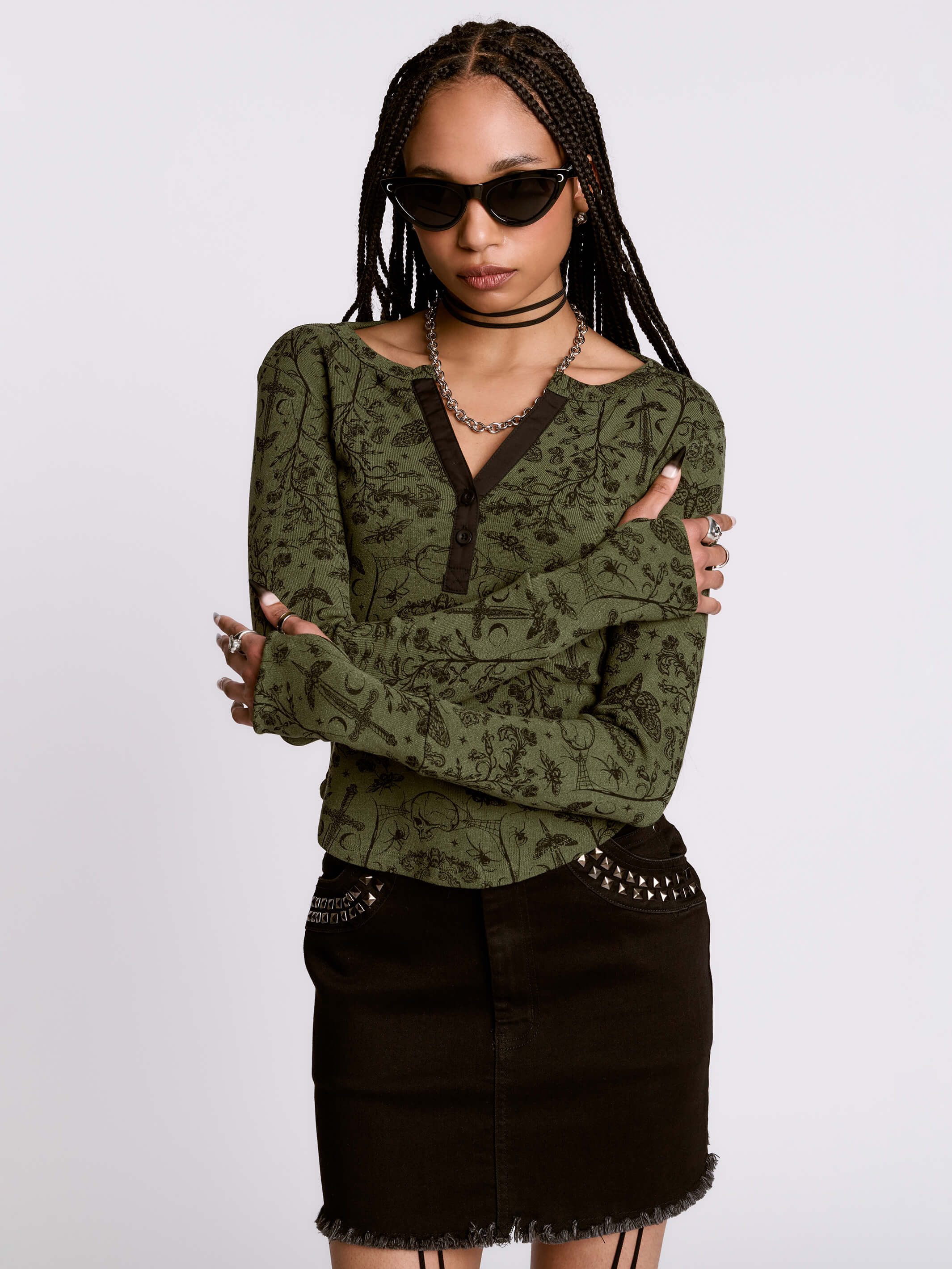 sword of mercy henley top