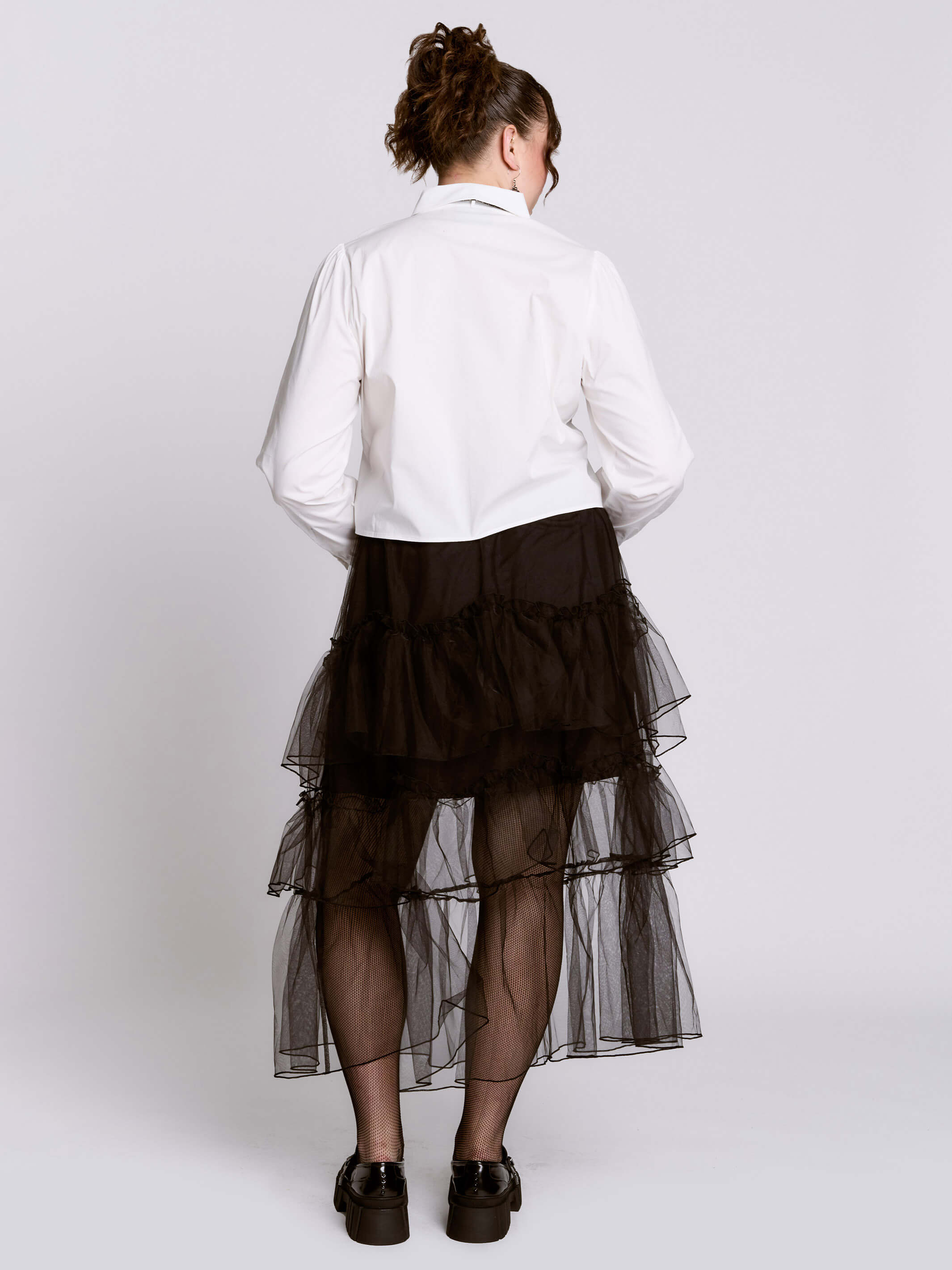 TULLE RUFFLE SKIRT