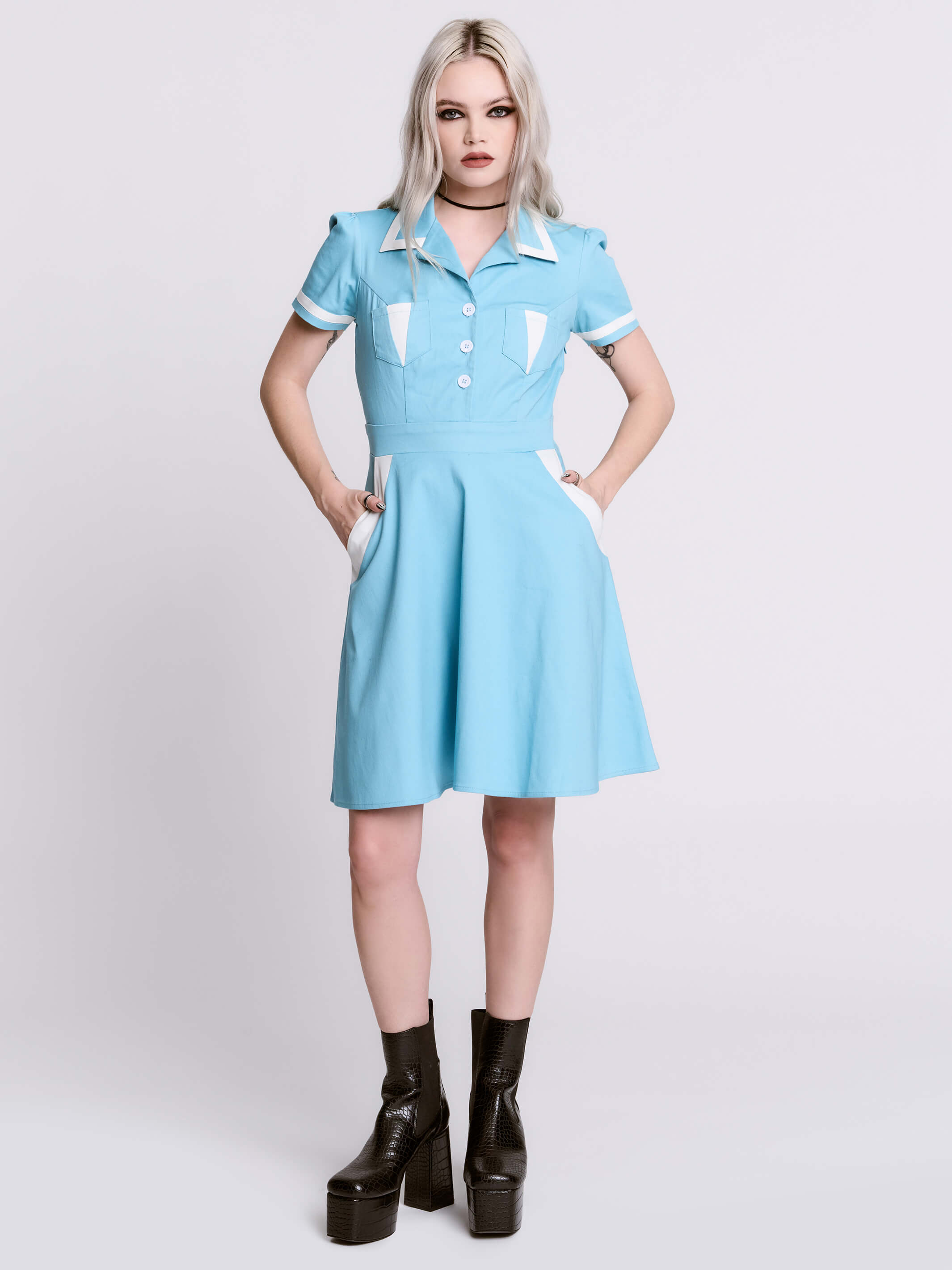 Black Lodge Waitress Dress