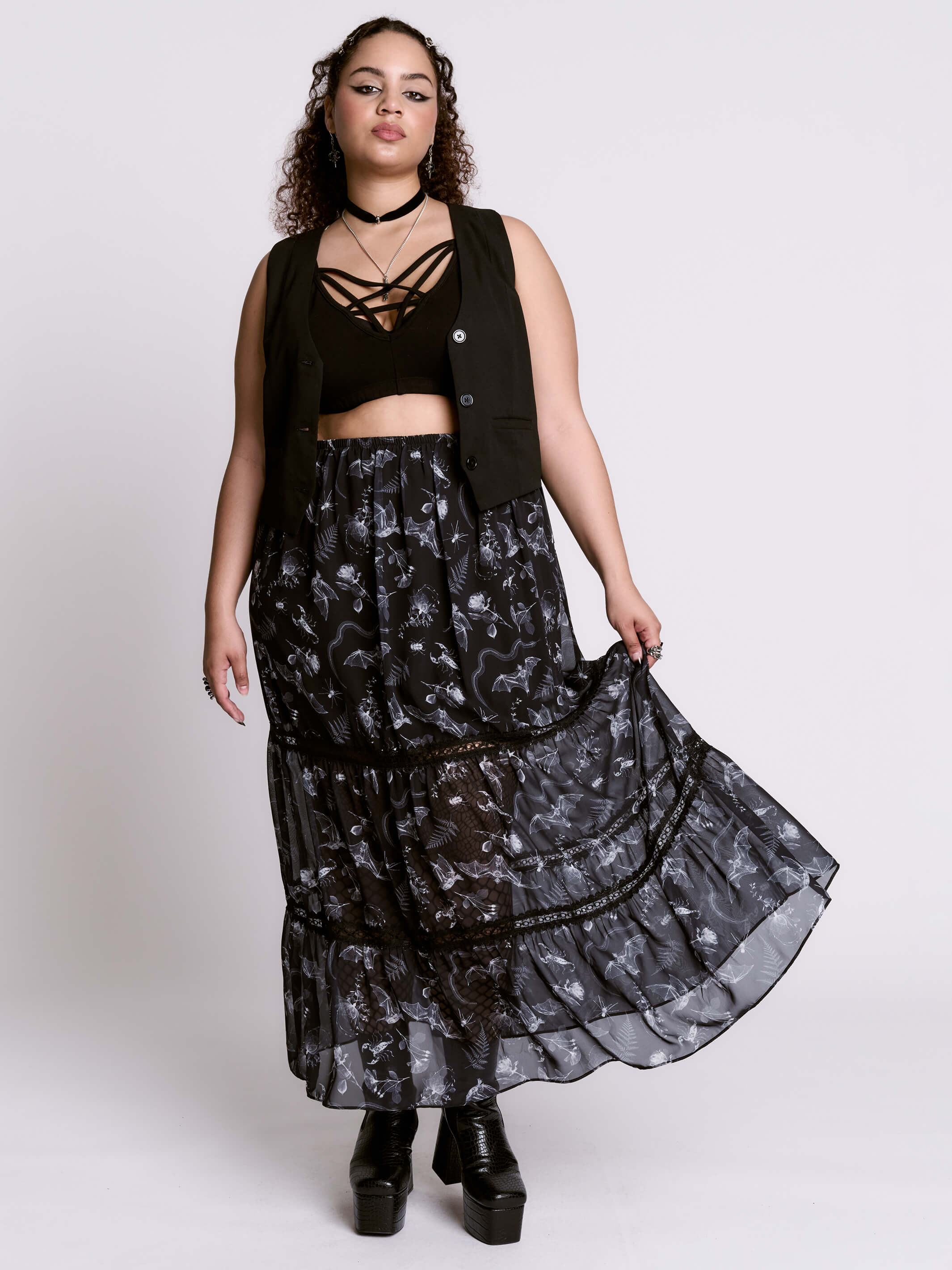 Xray Peasant Skirt