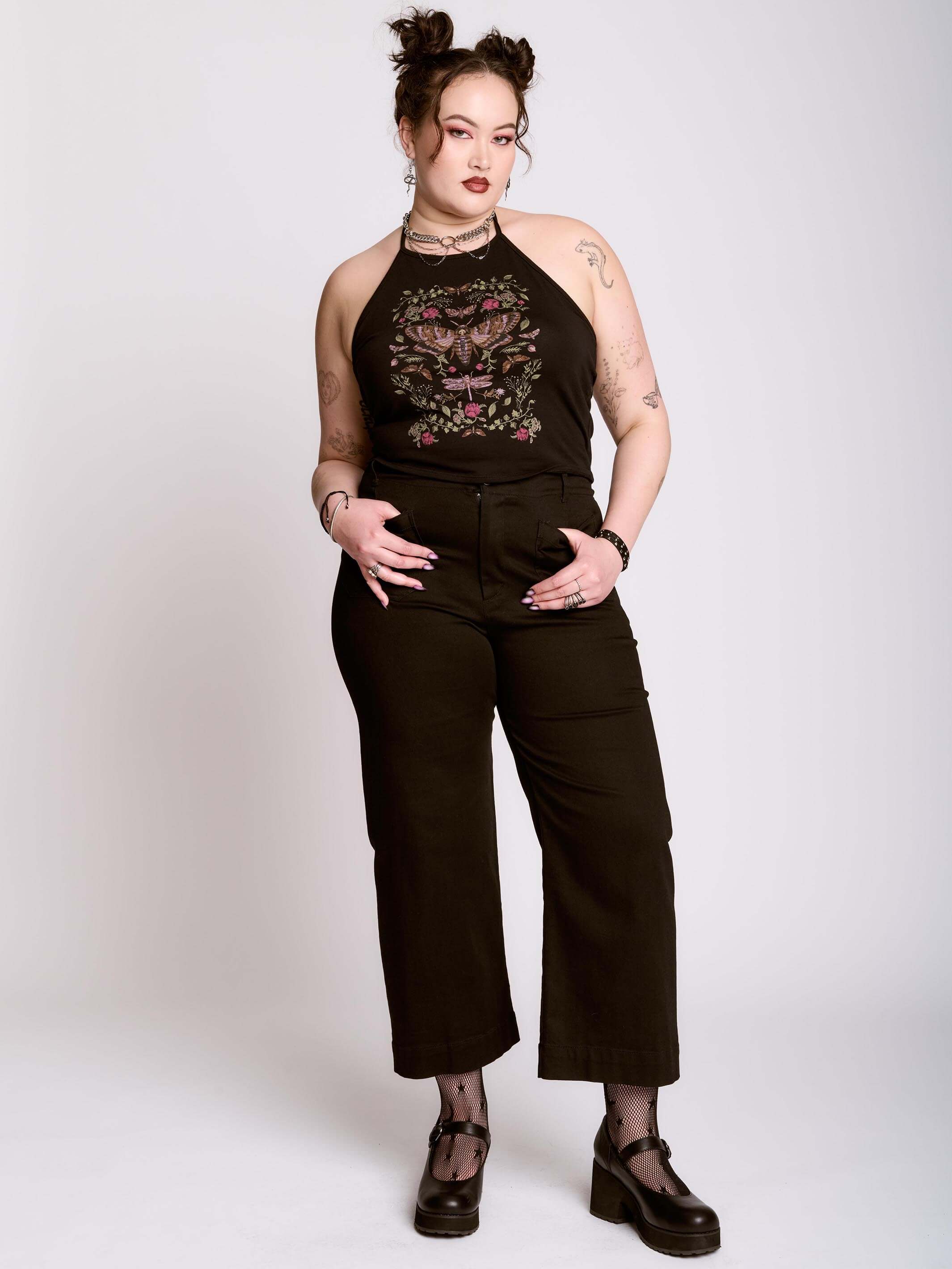 Creeping Ivy Halter Top