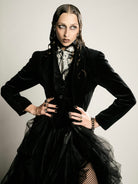 Edward Gorey victorian velvet jacket