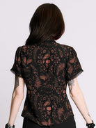 ANTIQUE SKULL BLOUSE