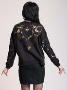 Bat Doily Sweatshirt