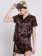 BAT'S ROOST SATIN PJ SET