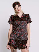 BAT'S ROOST SATIN PJ SET