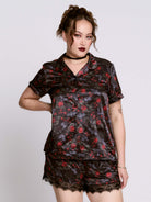 BAT'S ROOST SATIN PJ SET