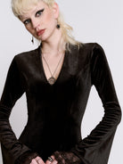 Black Lodge velvet dress