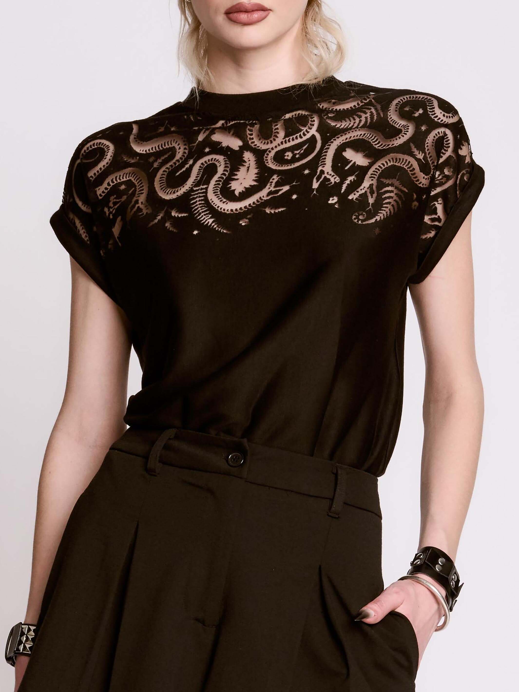 BURNOUT SNAKE BABY Tee