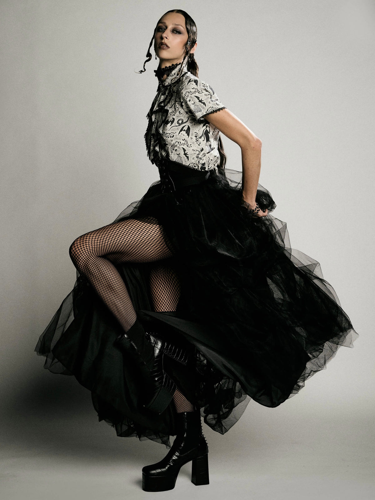 Victorian tulle skirt